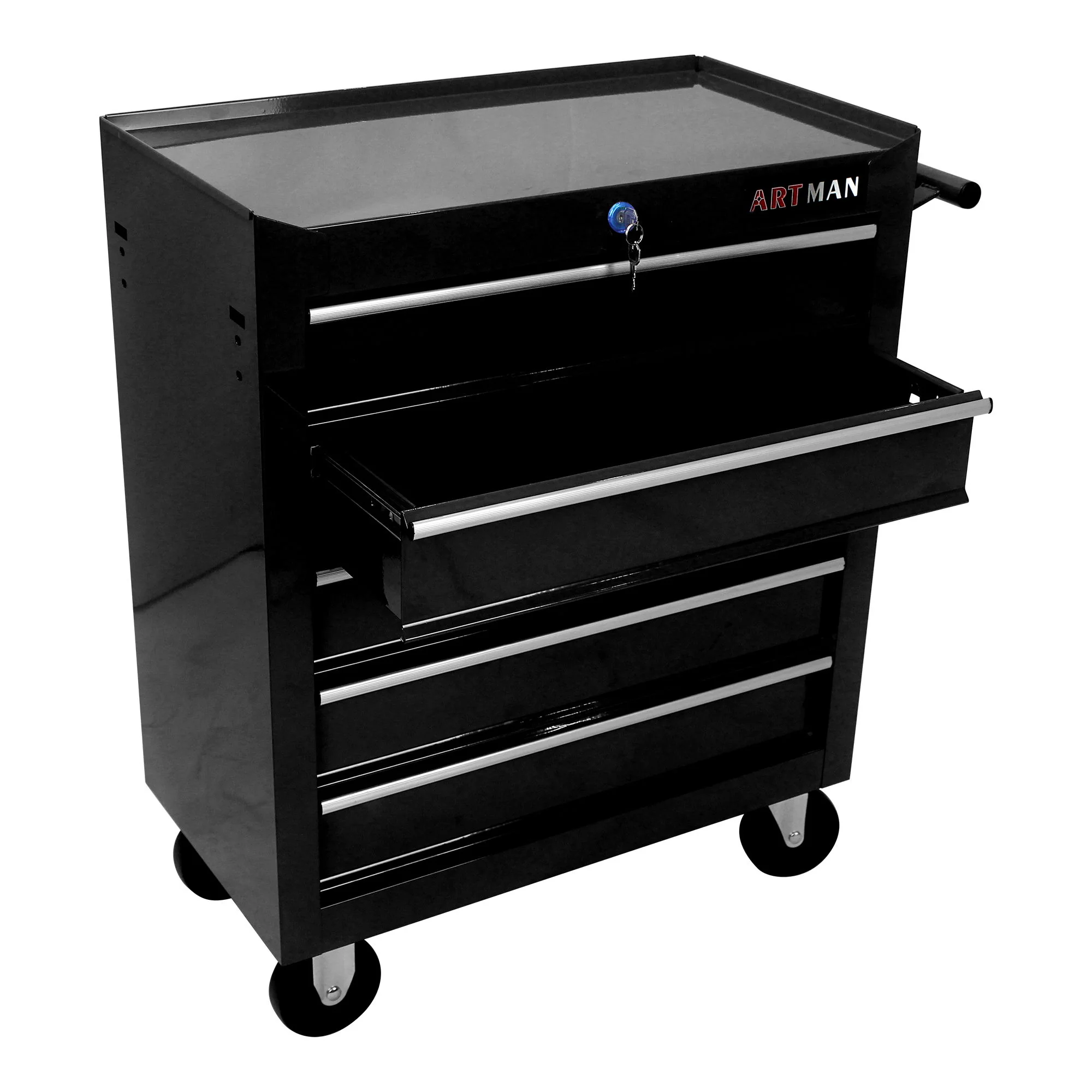 Multifunctional Tool Cart With Wheels And Drawers - Image 29