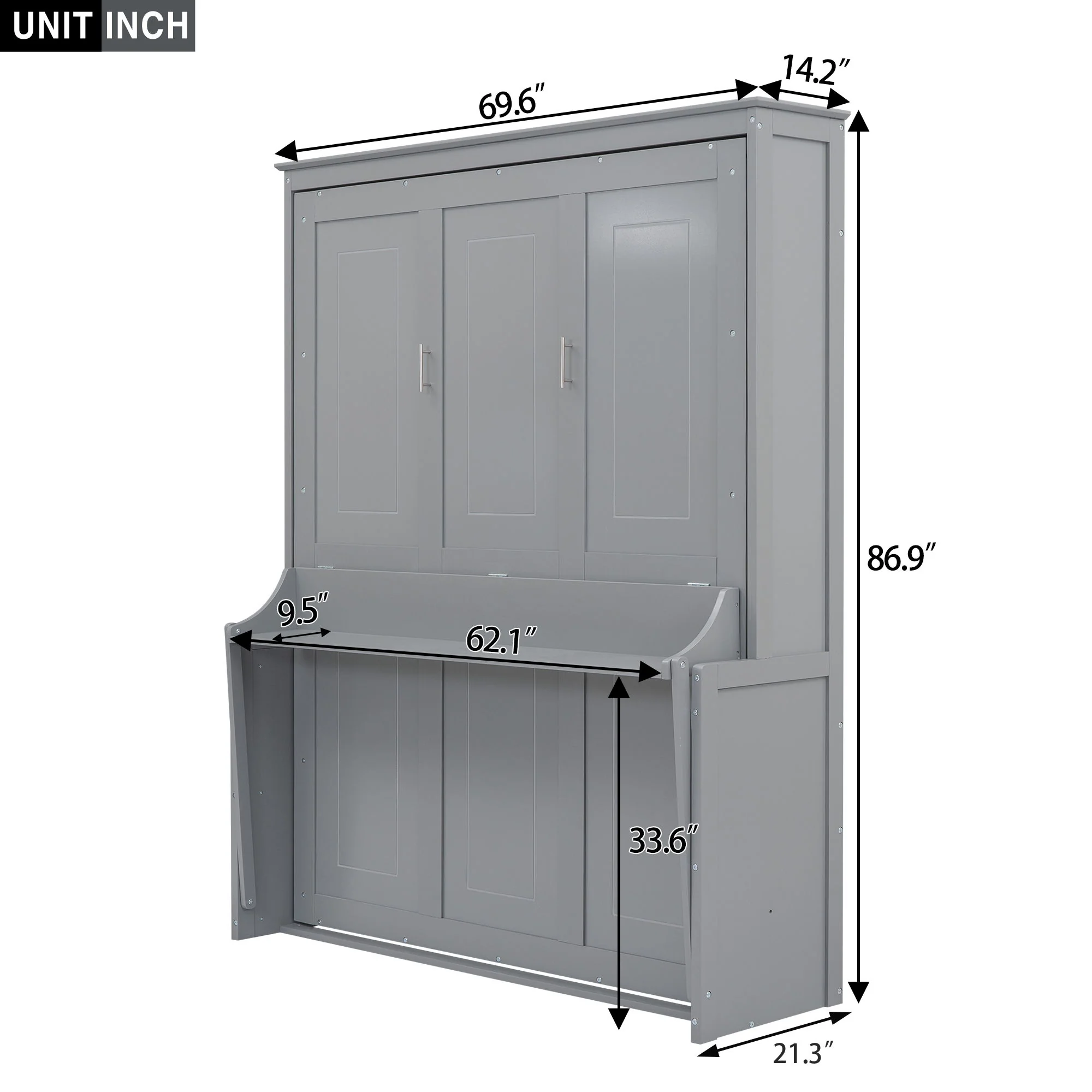 Murphy Bed With Shelf - Image 18
