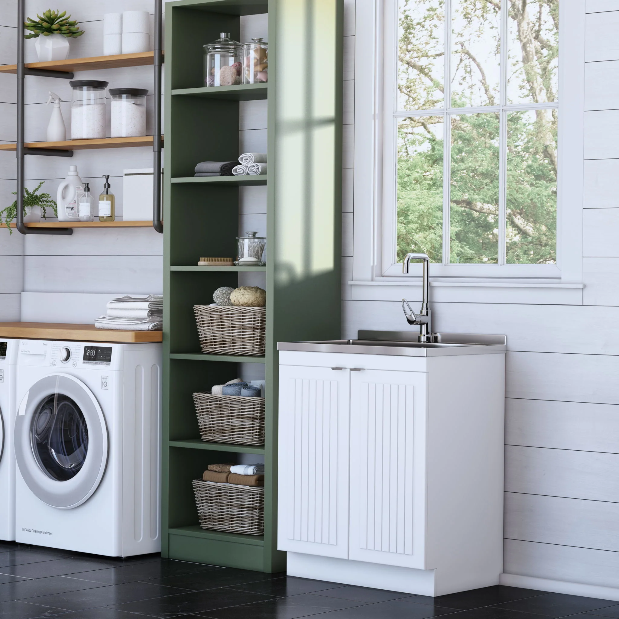 Murphy - Laundry Cabinet & Faucet And Stainless Steel Sink - Image 27