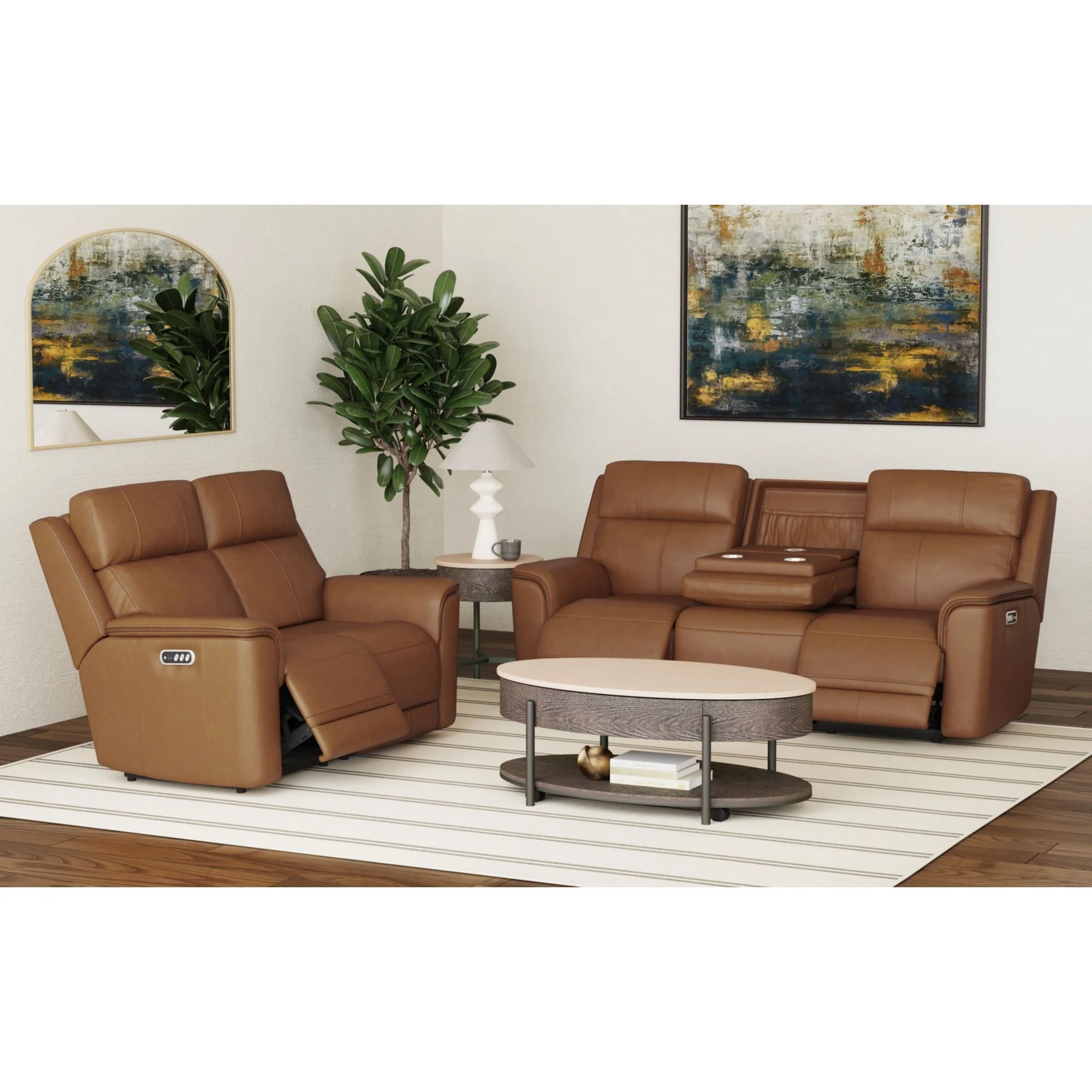 Mustang - P3 Sofa With DDT, Wireless Chargerin - Image 16