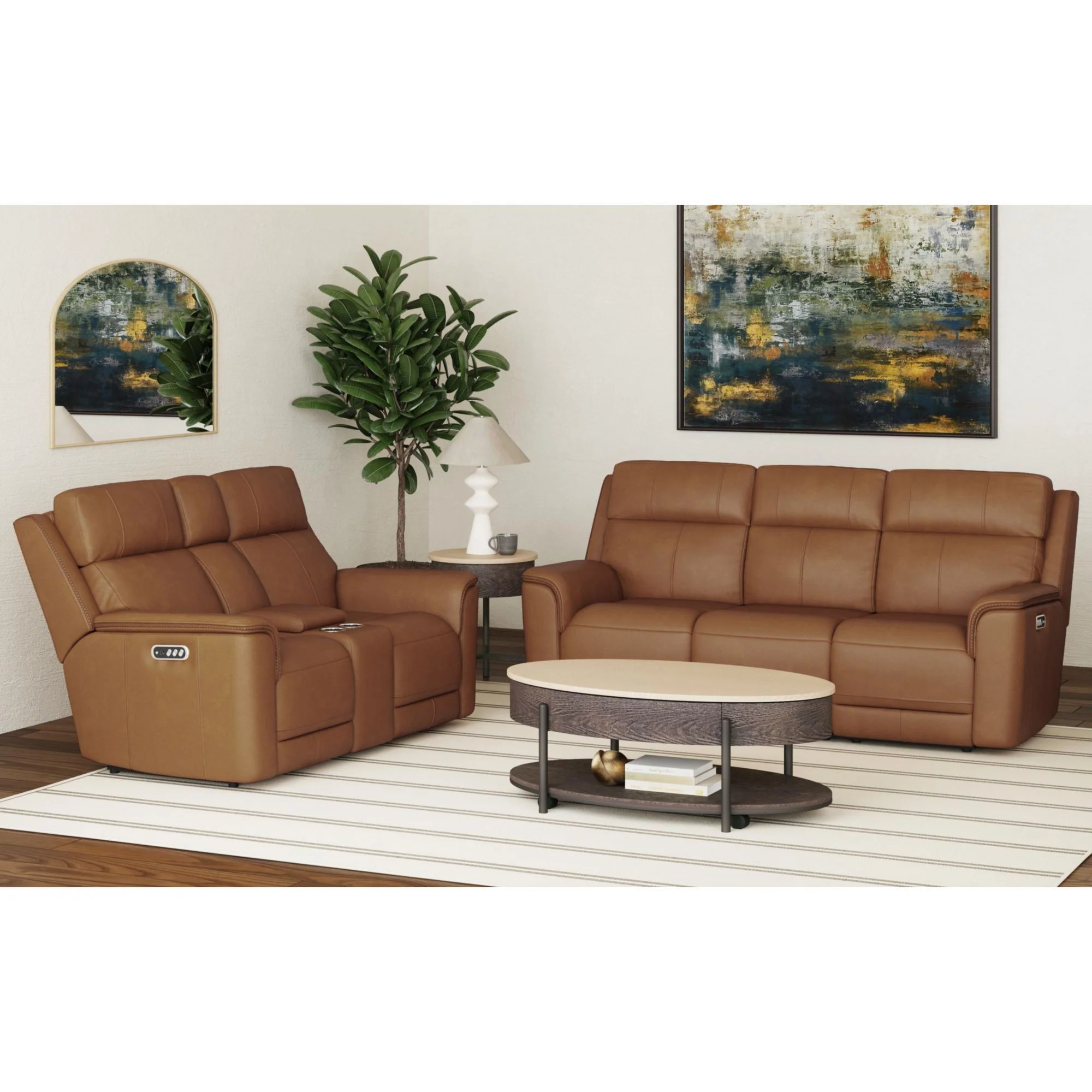 Mustang - P3 Sofa With DDT, Wireless Chargerin - Image 9