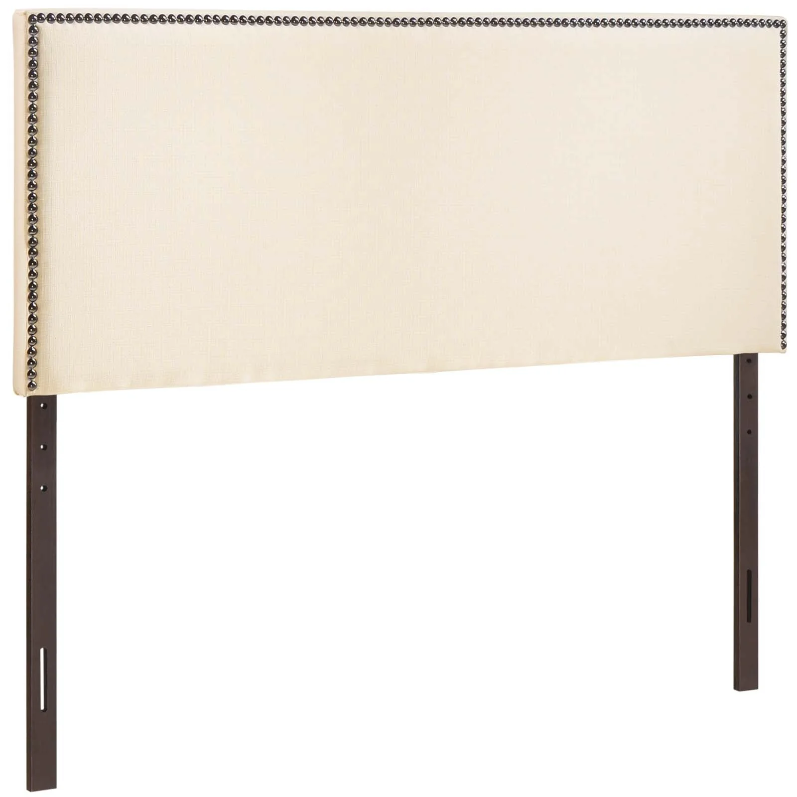 Nailhead Upholstered Linen Headboard - Image 26