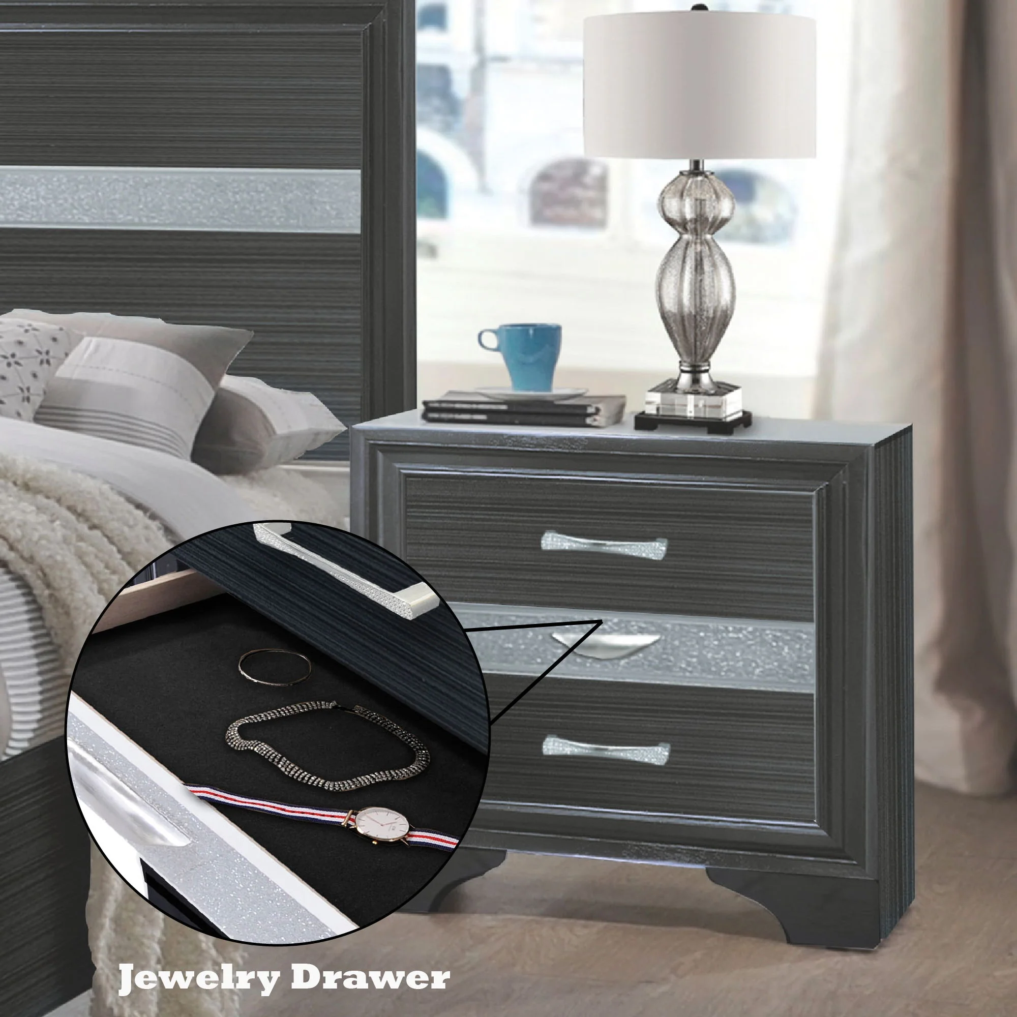 Naima - Chic Design Nightstand - Image 13