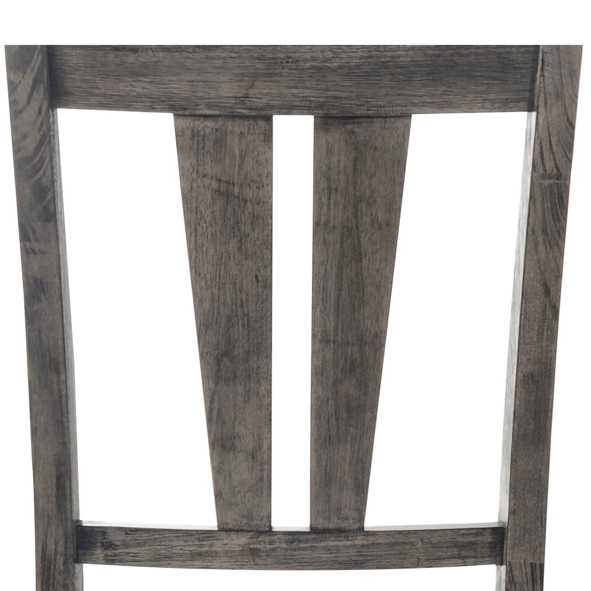 Nathan - Fan Back Chair With PU Seat (Set of 2) - Gray Oak - Image 2