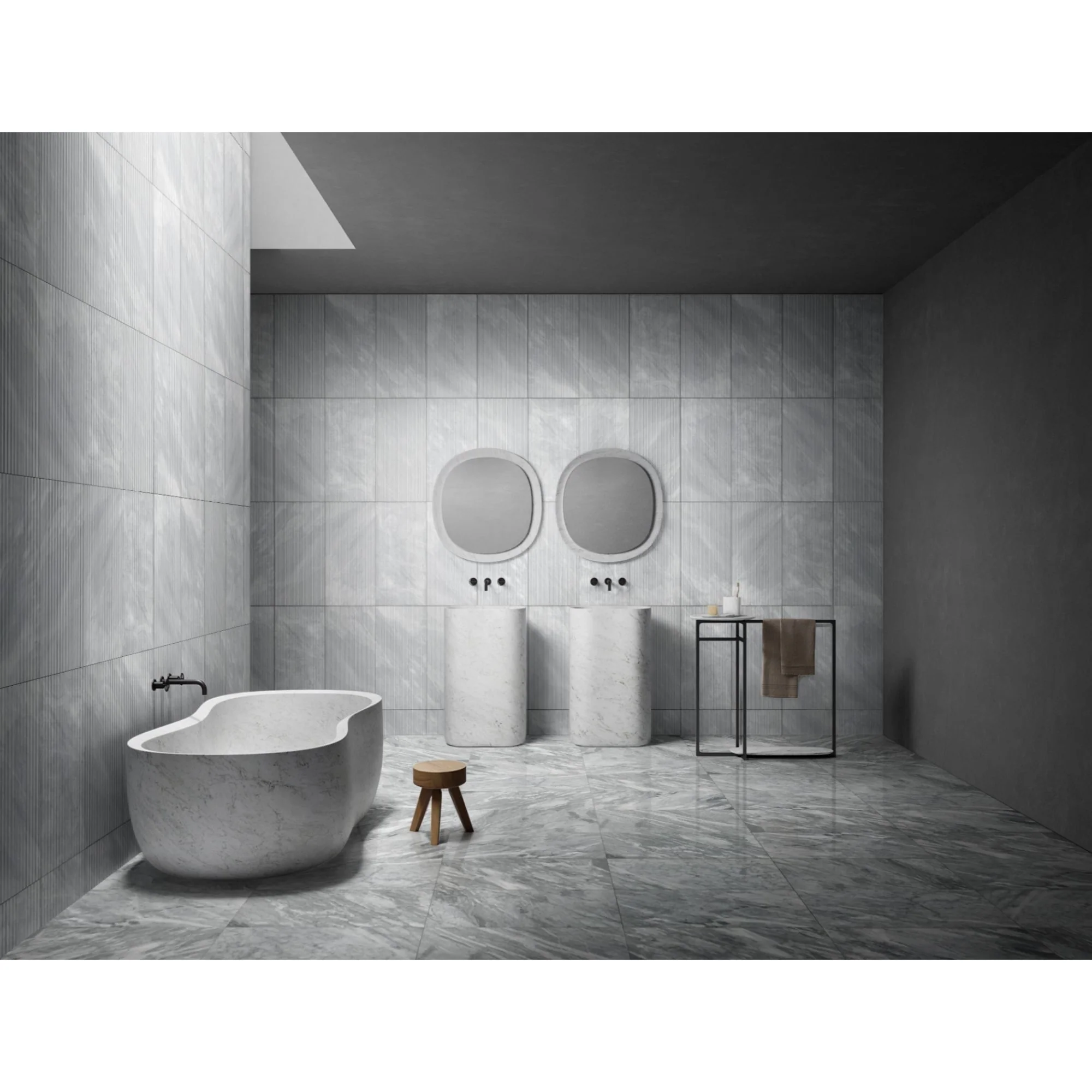 Natural Marble Polished Tile For Wall And Floor (Set of 4) - Image 32