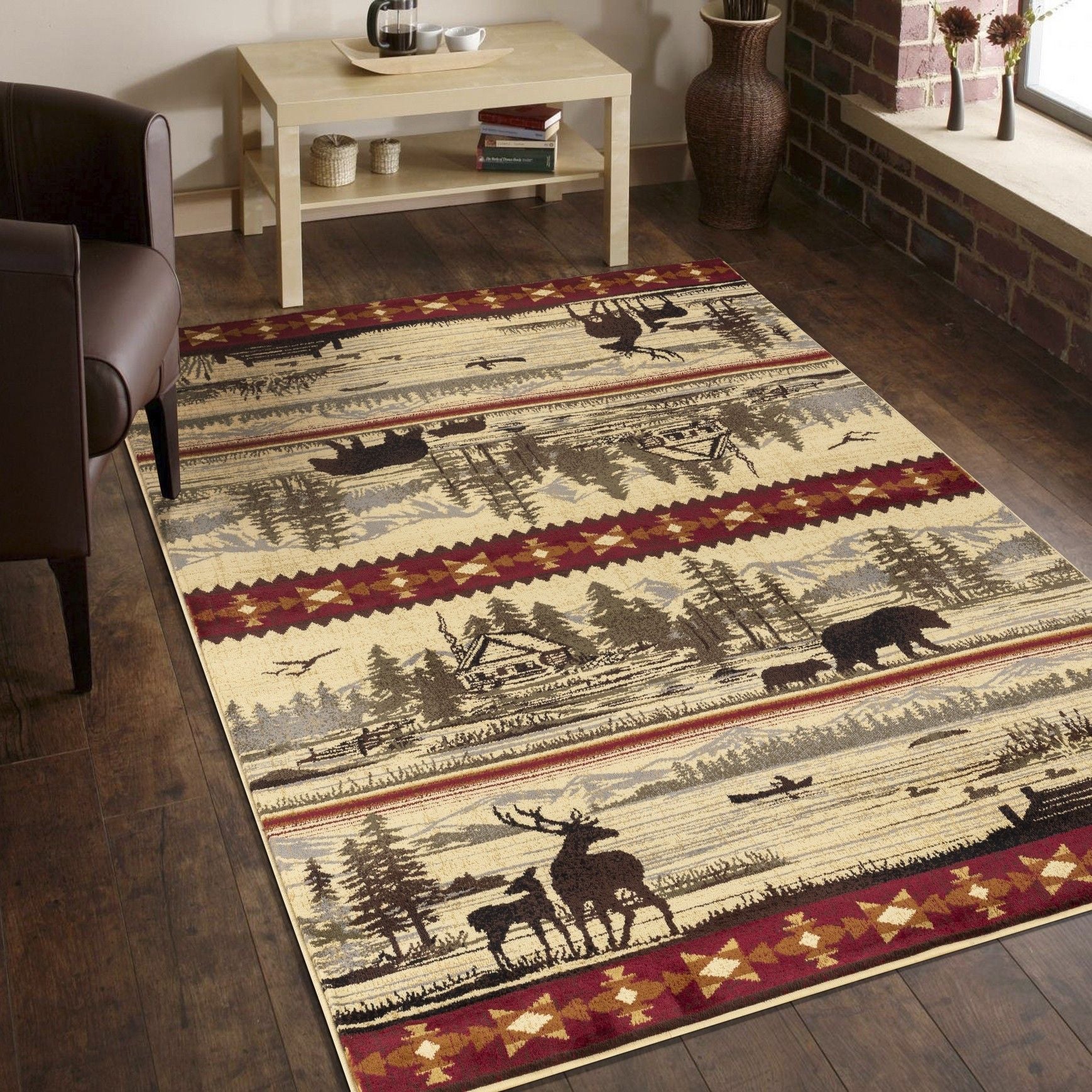Nature's Nest - GC_CBL3005 Lodge Area Rug - Image 4