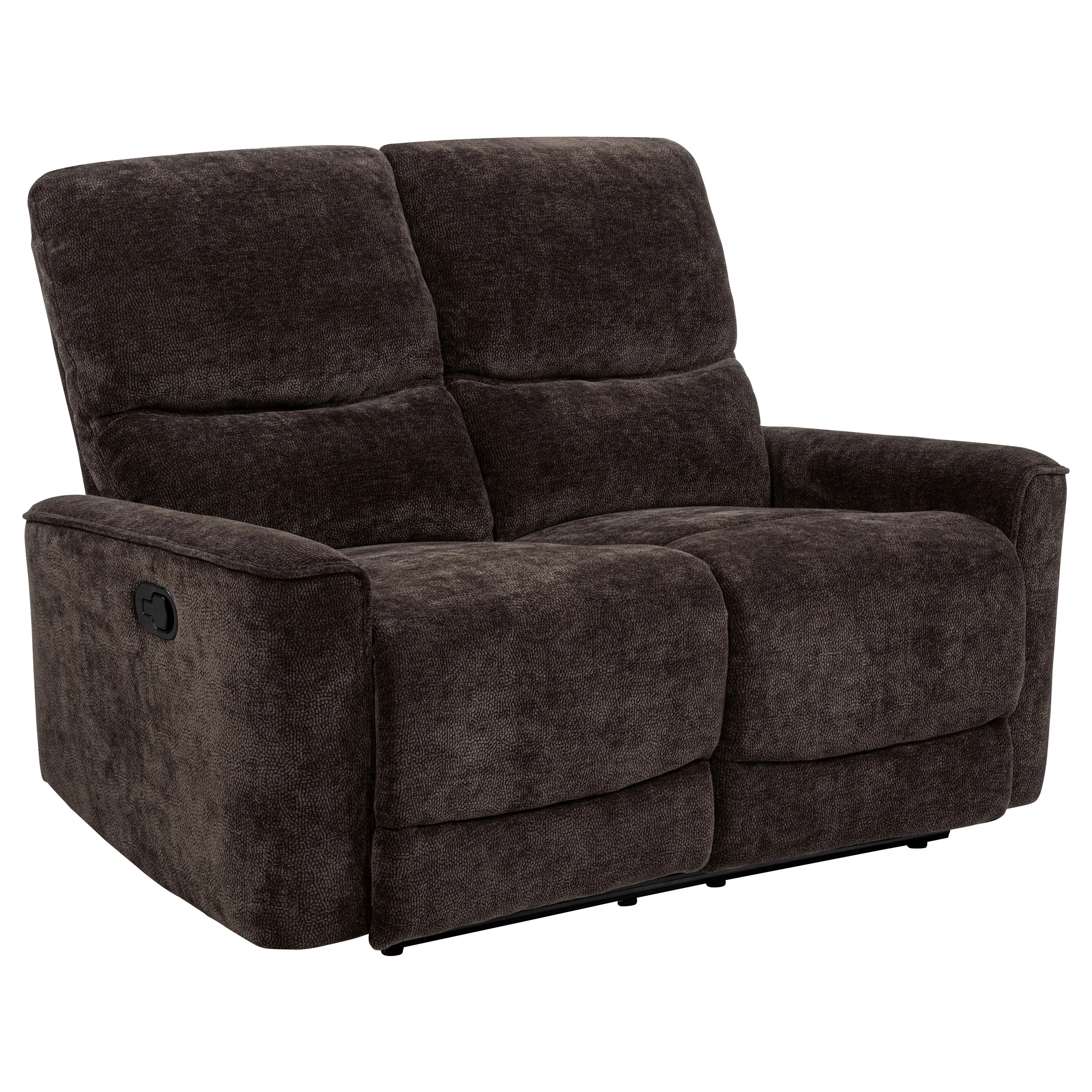 Navarro 2-Piece Upholstered Reclining Sofa Set, Dark Brown - Image 8