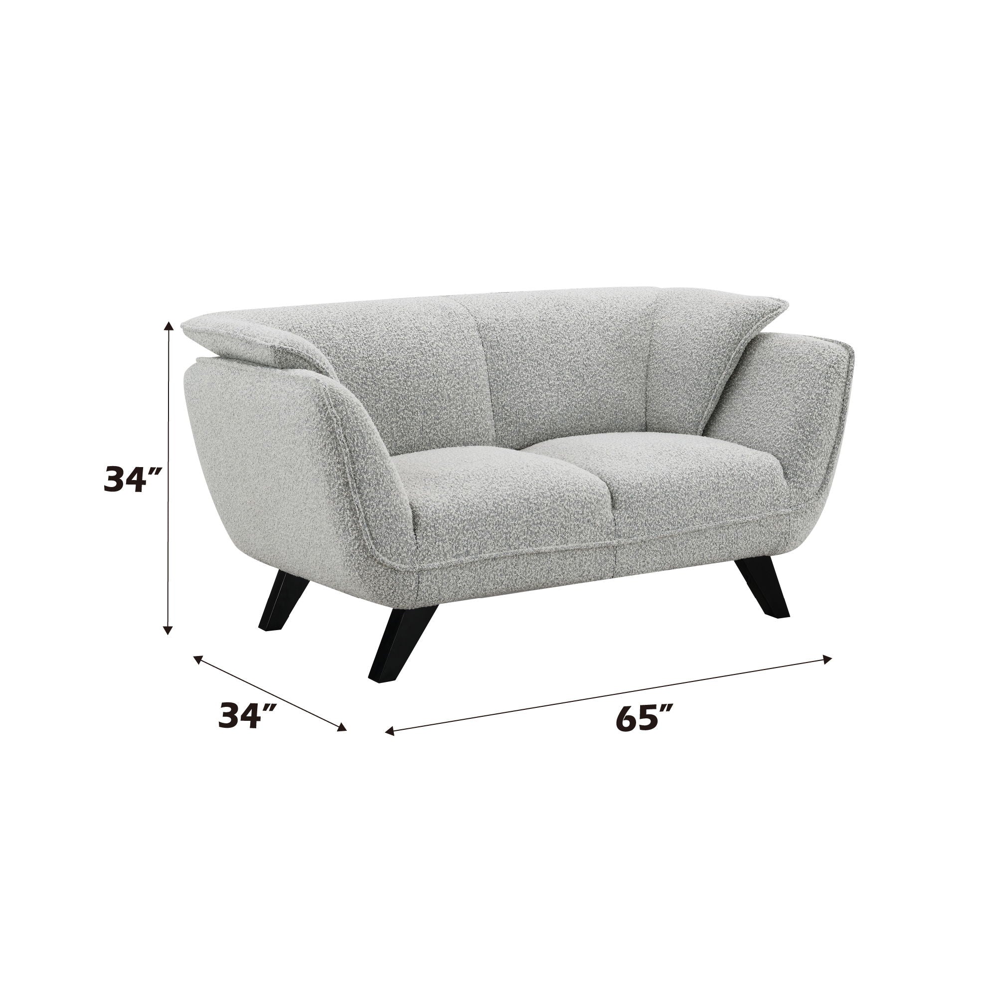 Nayeli - Boucle Loveseat - Image 8