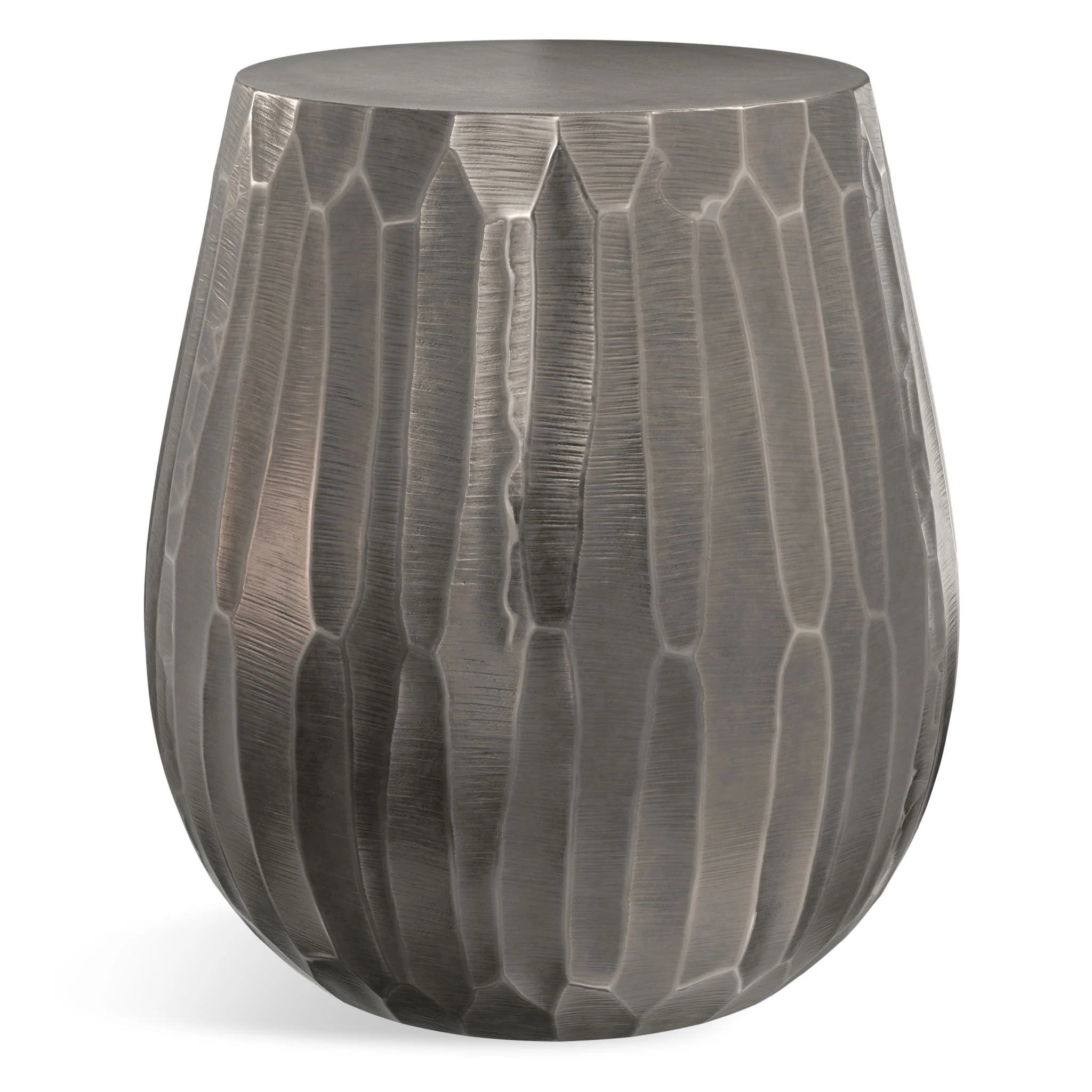 Nellie - Cast Aluminum Side Table - Black - Image 4