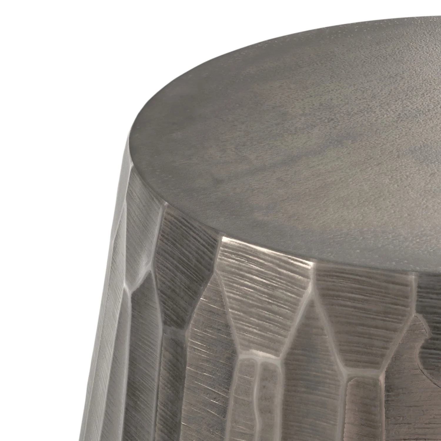 Nellie - Cast Aluminum Side Table - Black - Image 9