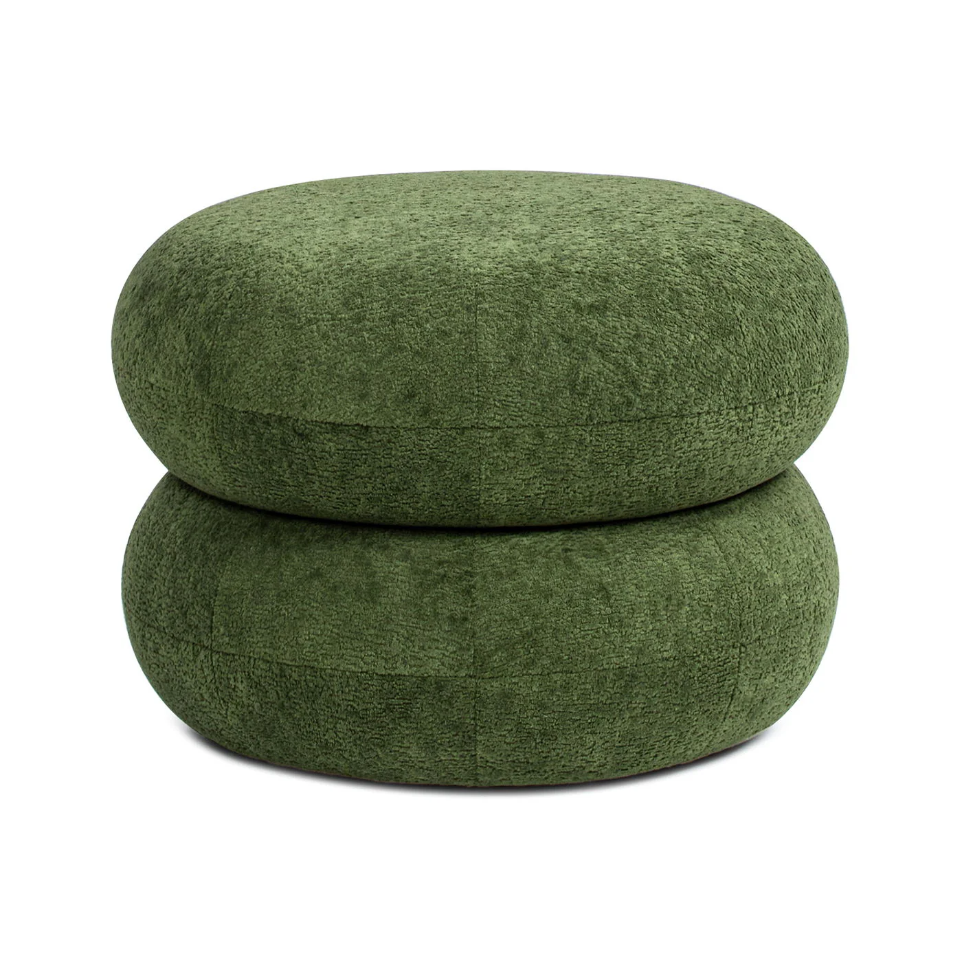 Nest - Low Round Upholstered Ottoman - Image 3