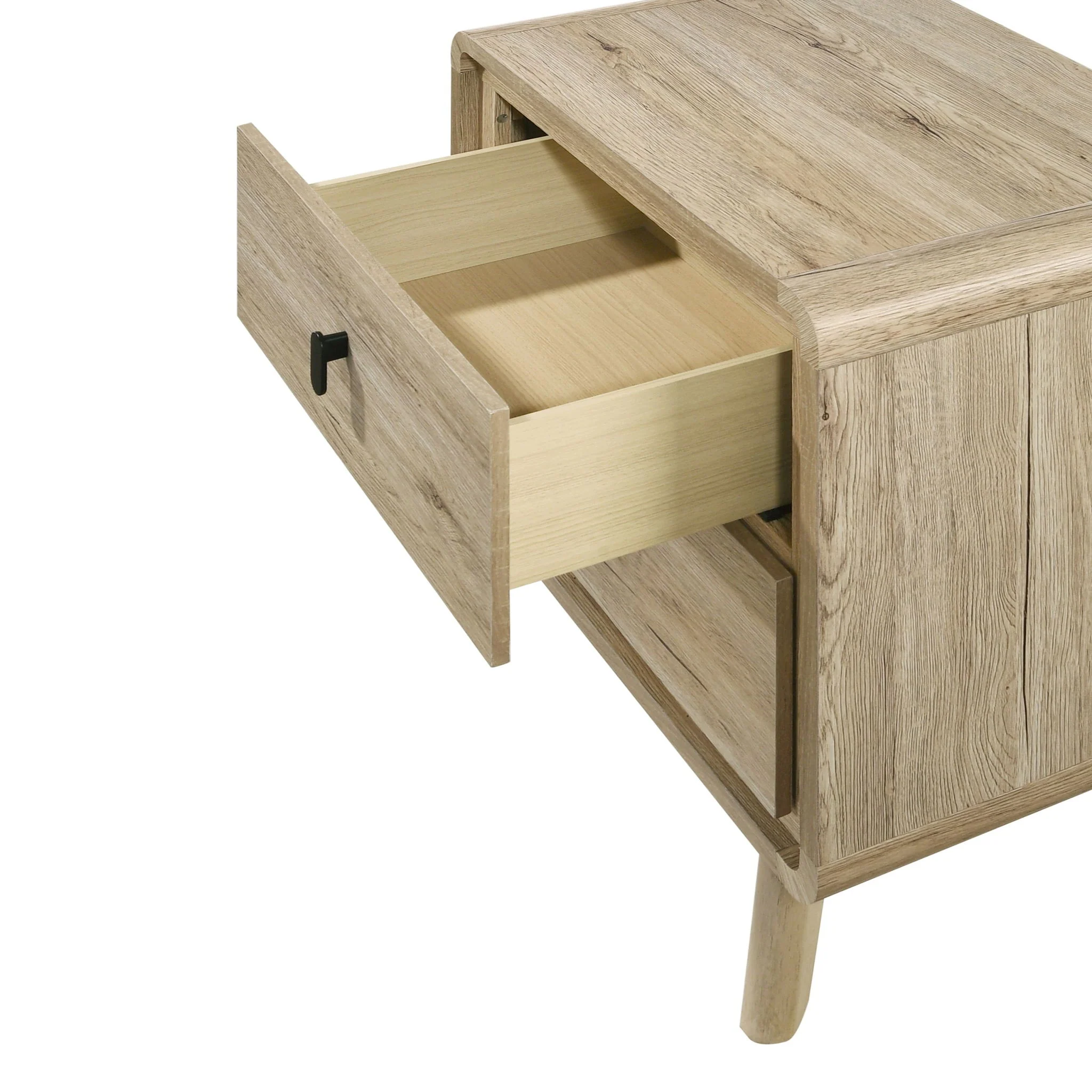 Nightstand & 2 Drawers - Beige - Image 7