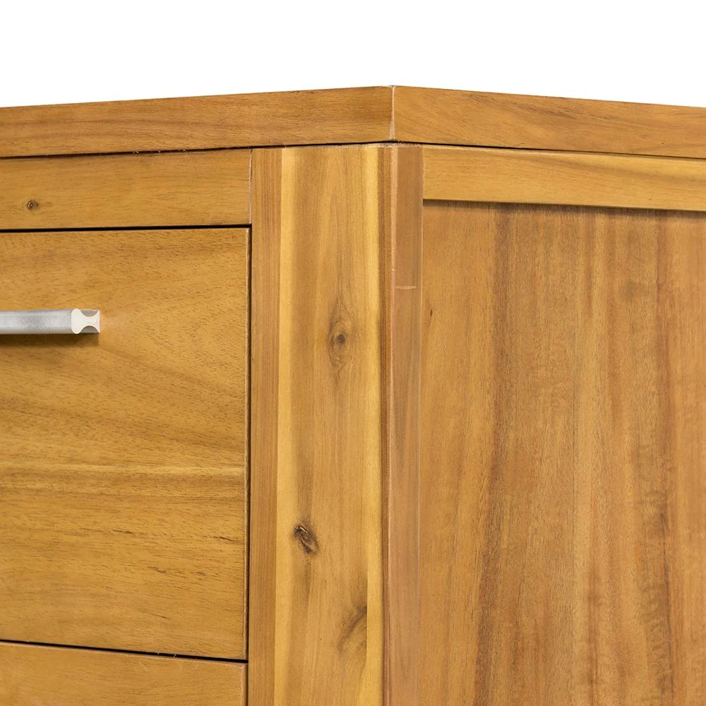 Nightstand - Natural Wood / Brown - Image 3