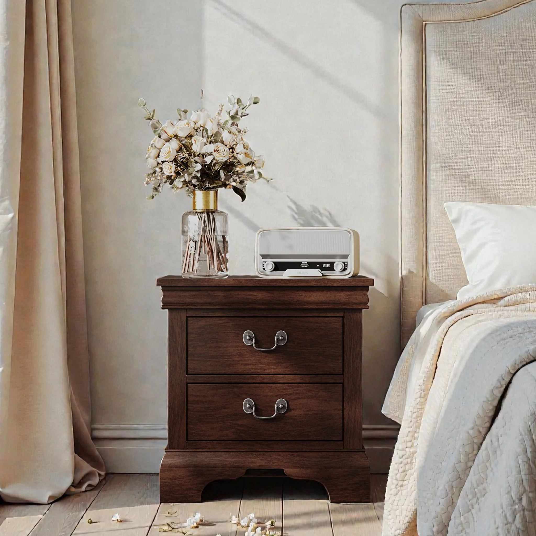 Nightstand With 2 Drawers - Image 12