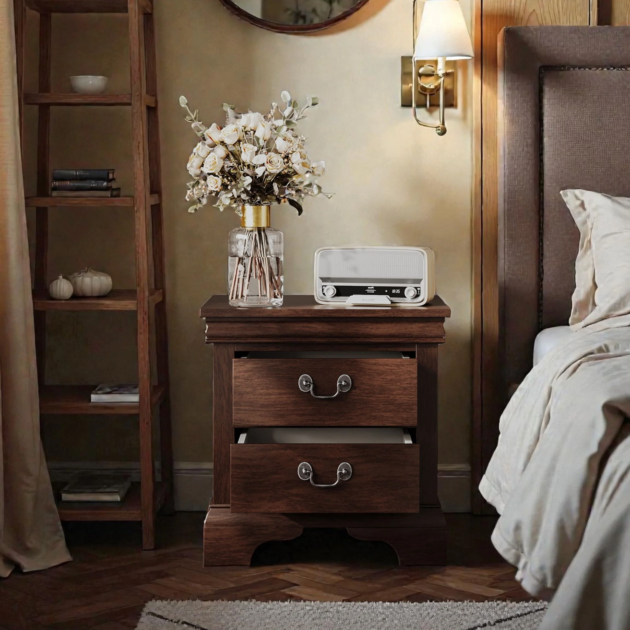 Nightstand With 2 Drawers - Image 16