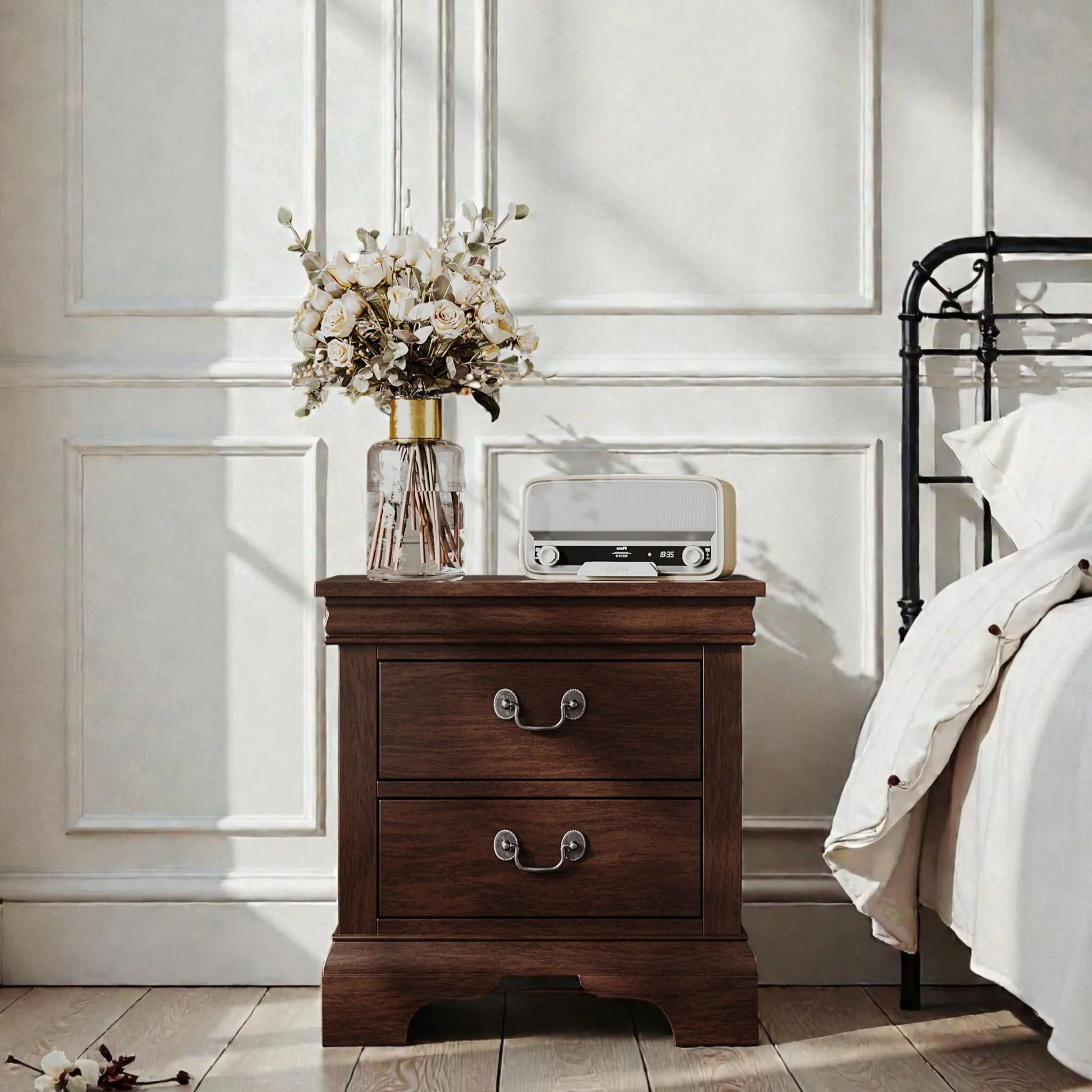 Nightstand With 2 Drawers - Image 17