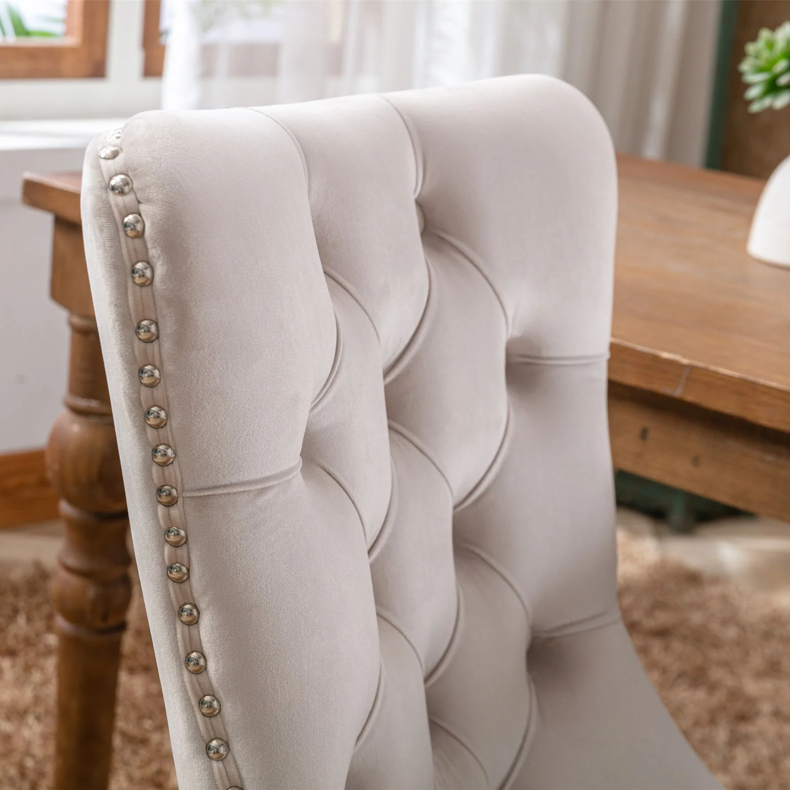 Nikki - High-End Tufted Dining Chair (Set of 2) - Image 14