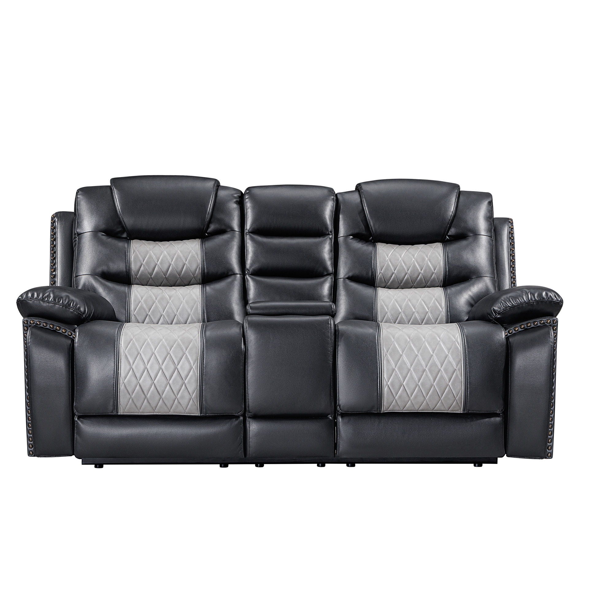 Nikko - Console Loveseat With Dual Recliners - Image 13
