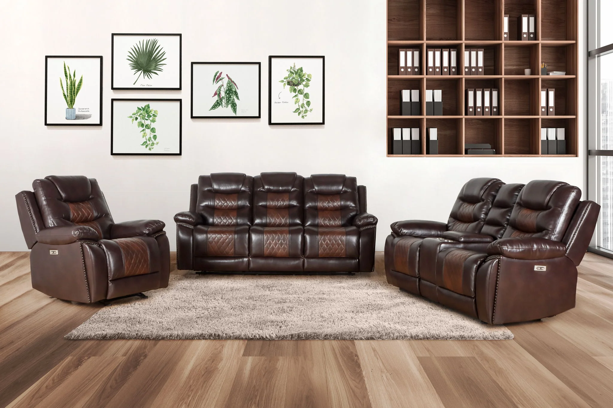 Nikko - Console Loveseat With Dual Recliners - Image 26