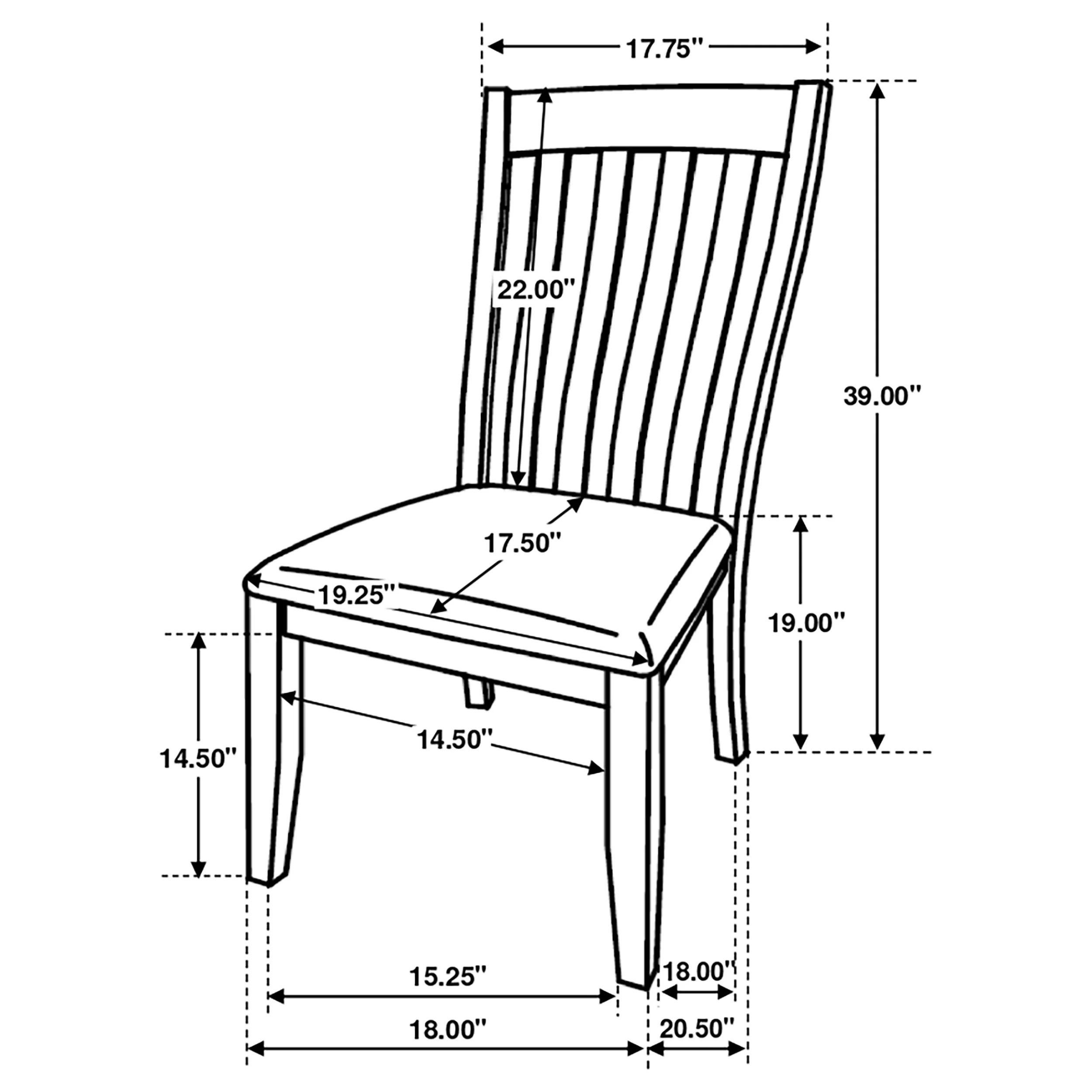 Nogales Wood Dining Side Chair Coastal Grey (Set of 2) - Image 6