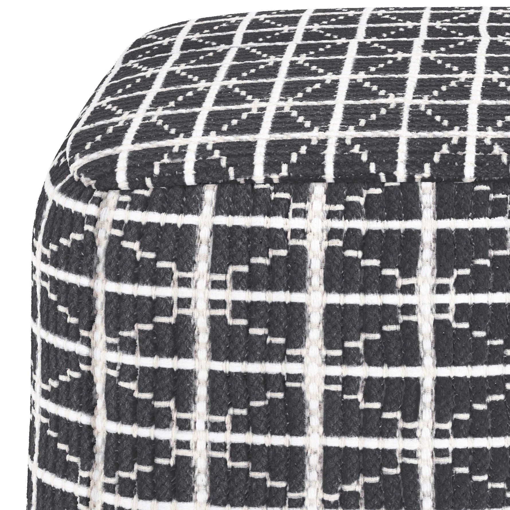 Noreen - Upholstered Square Pouf - Image 4