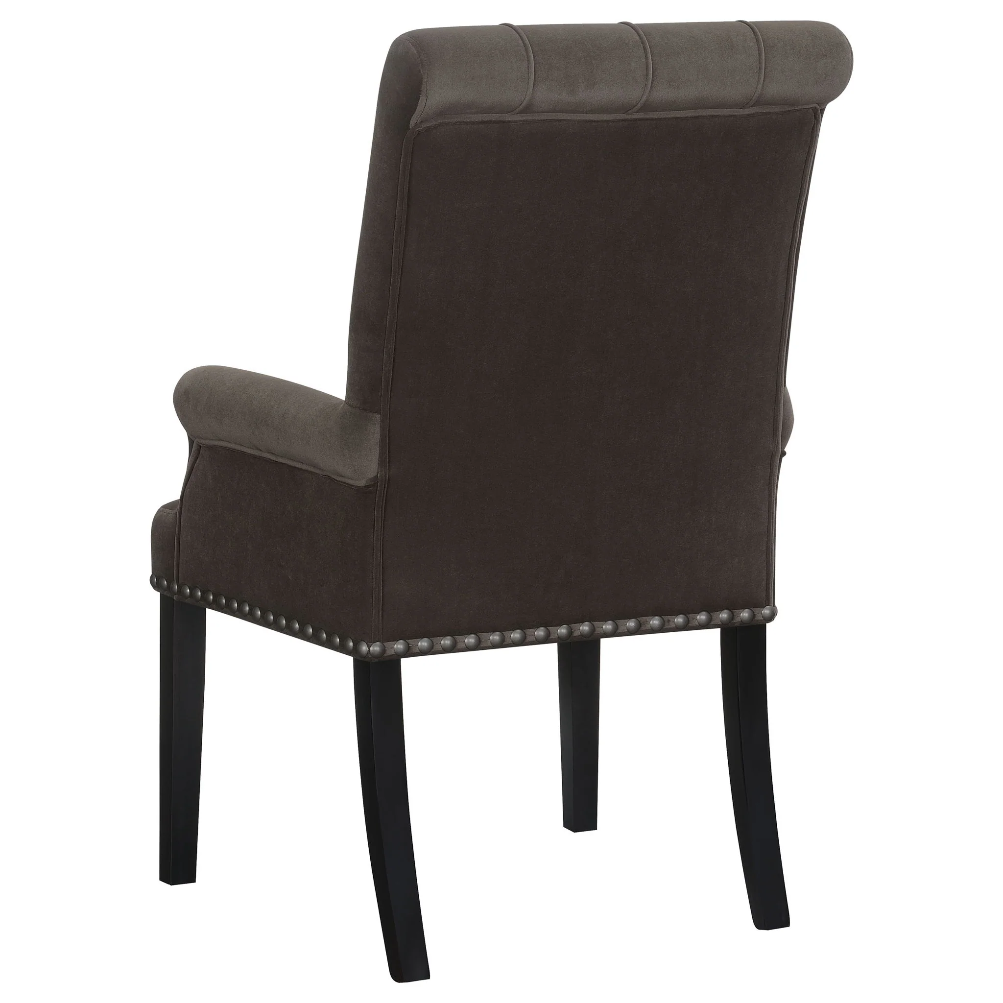Norwich - Dining Arm Chair With Button Tufting And Rolled Top - Image 11