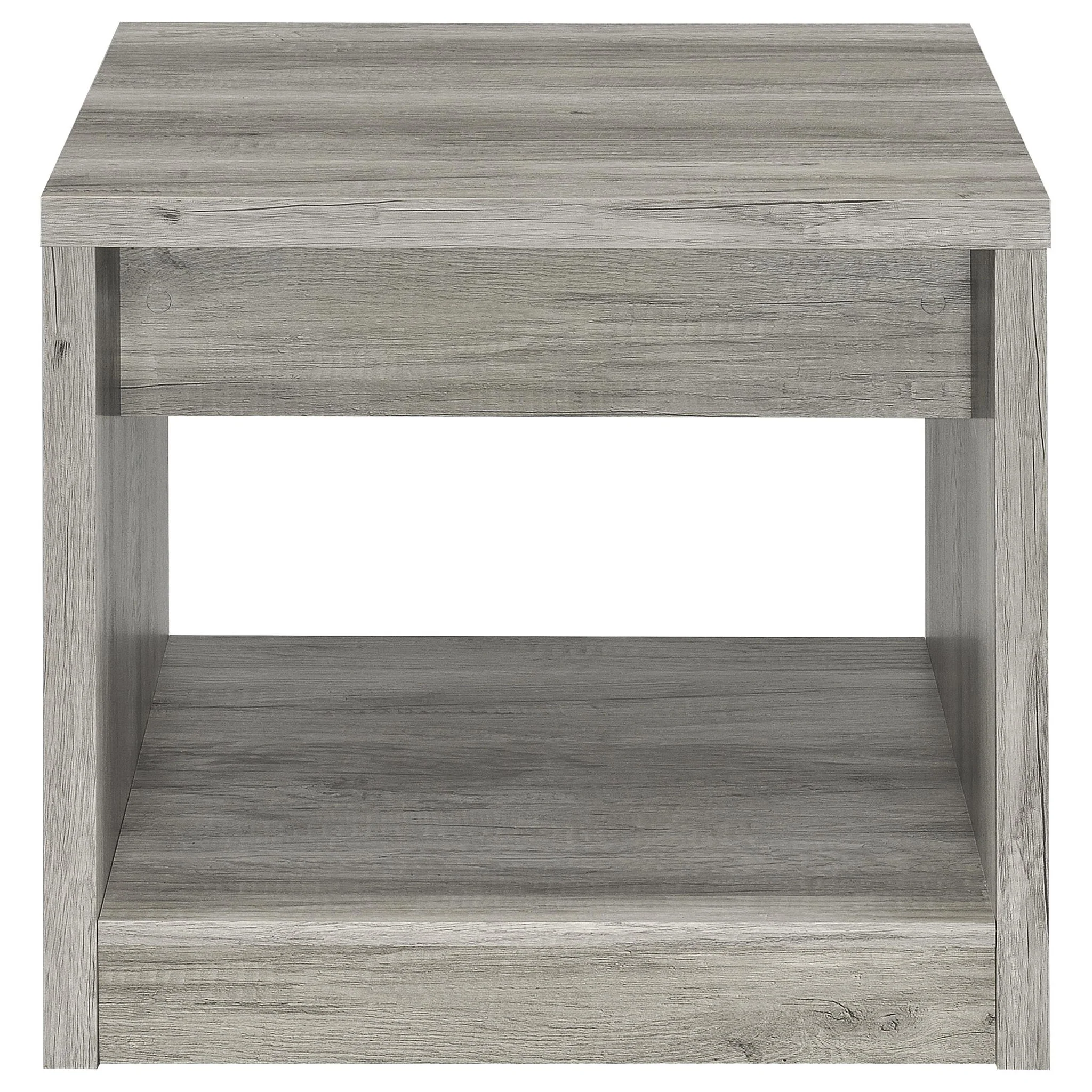 Nuberg - 1 Drawer Table - Gray - Image 7