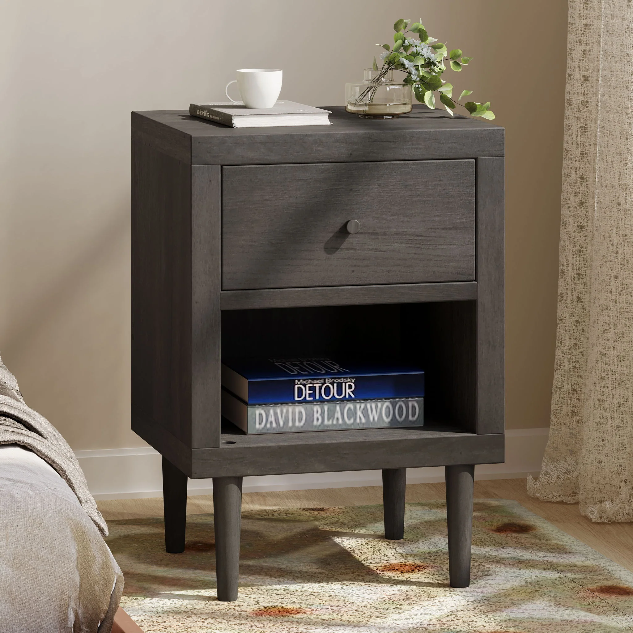 Nystrom - Single Drawer Nightstand - Image 16