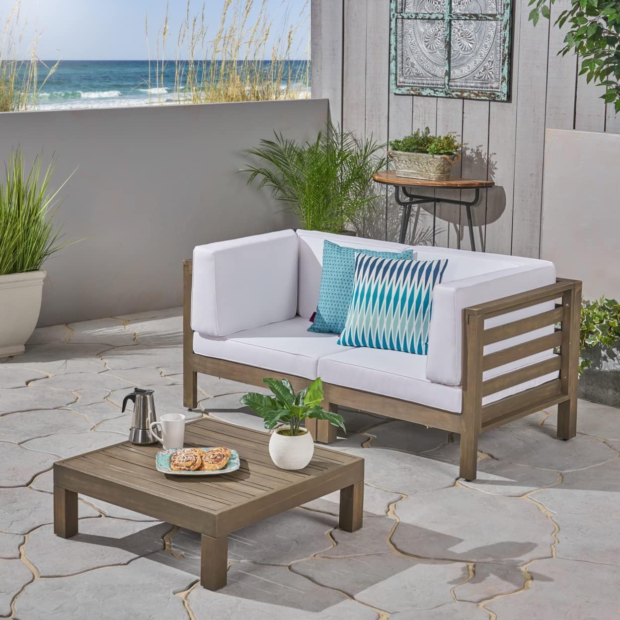 Oana - 3 Piece Love Seat Set With Coffee Table - Image 3