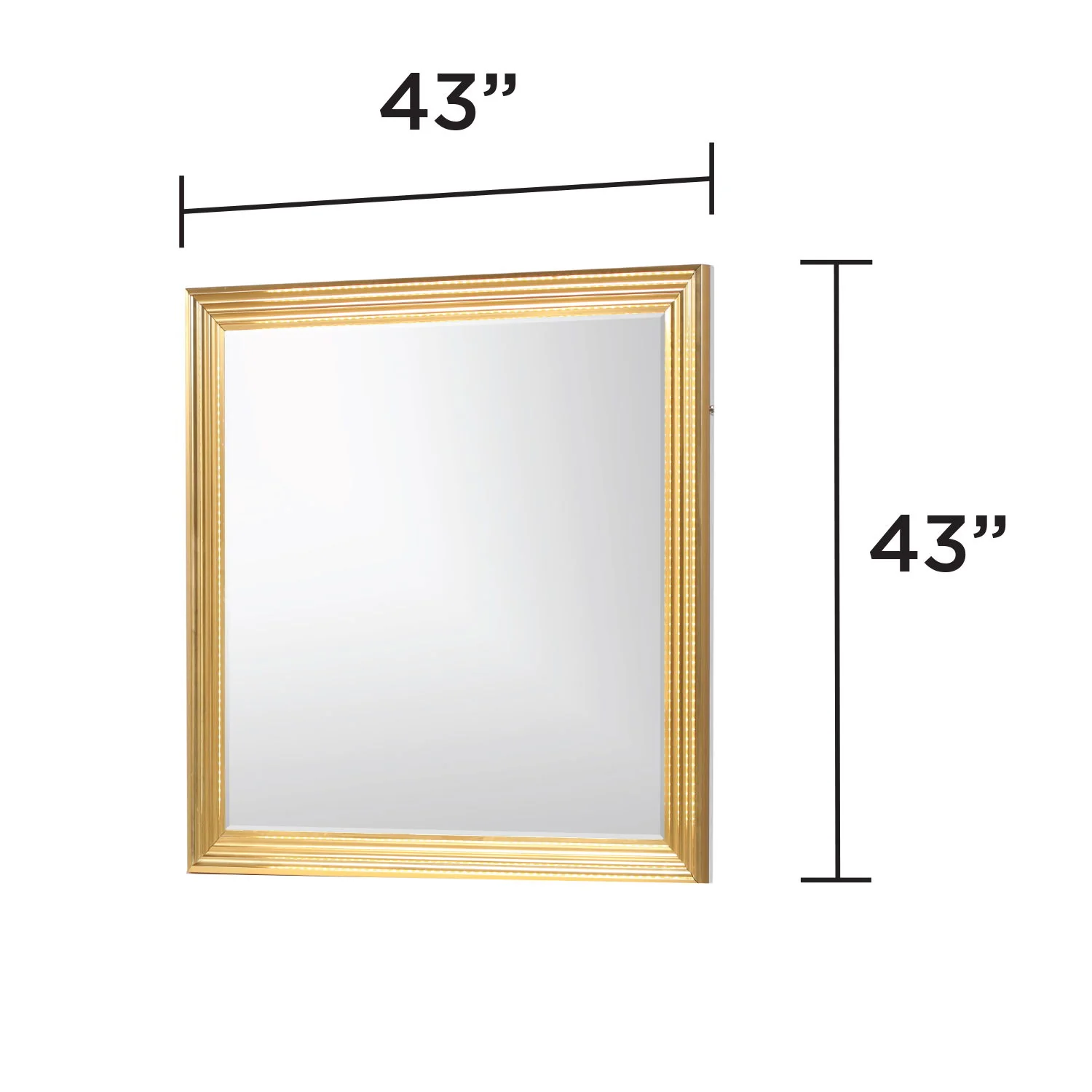 Obsession - Square Mirror - White - Image 2