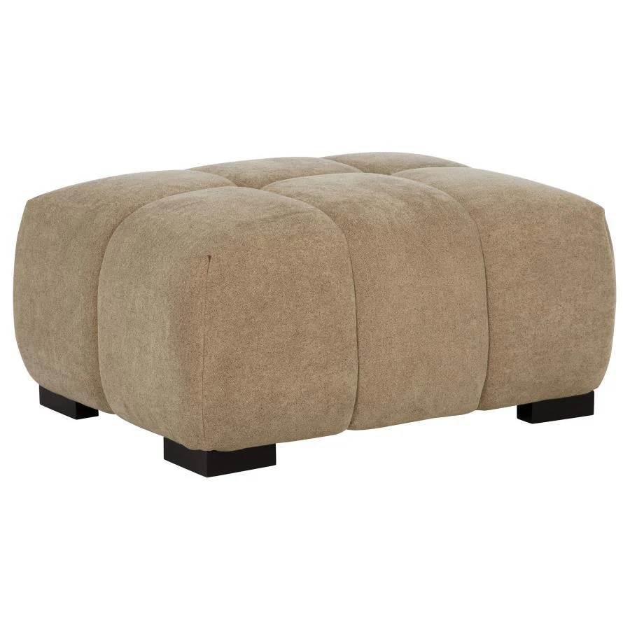 Octavia Upholstered Rectangular Ottoman - Image 3