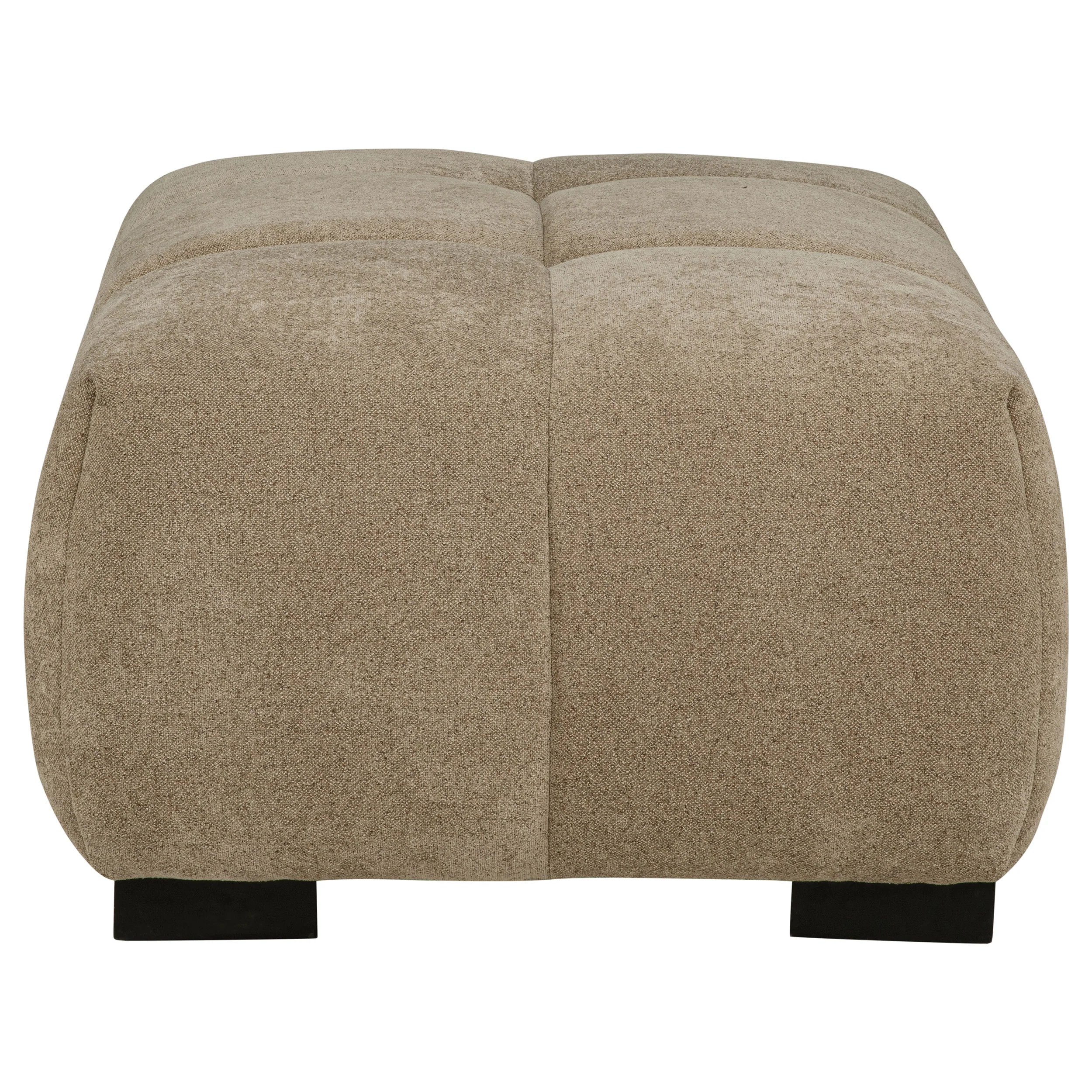 Octavia Upholstered Rectangular Ottoman, Camel - Image 4