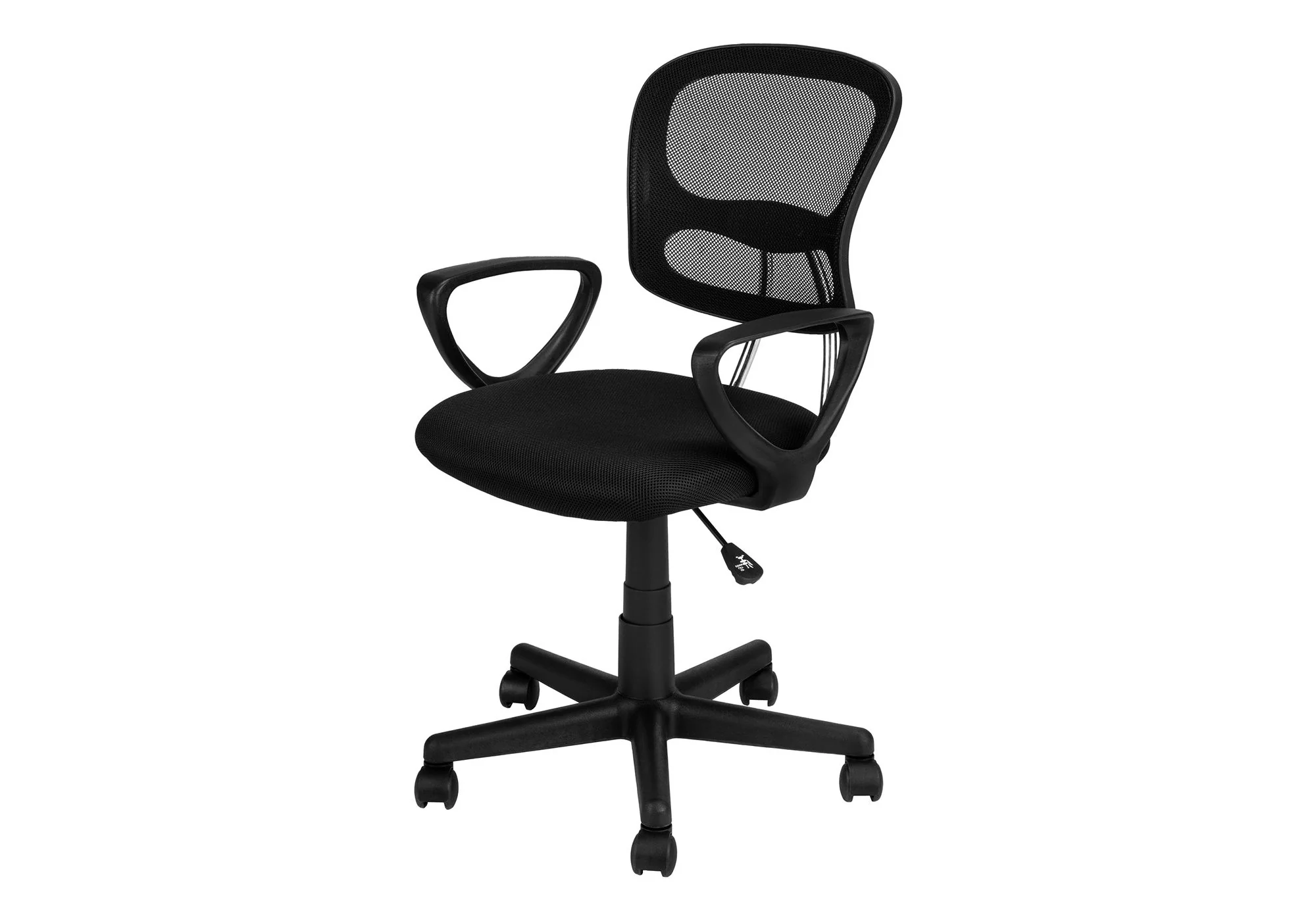 Office Chair, Adjustable Height, Swivel, Ergonomic, Armrests, Mesh, Contemporary / Modern - Black - Image 5