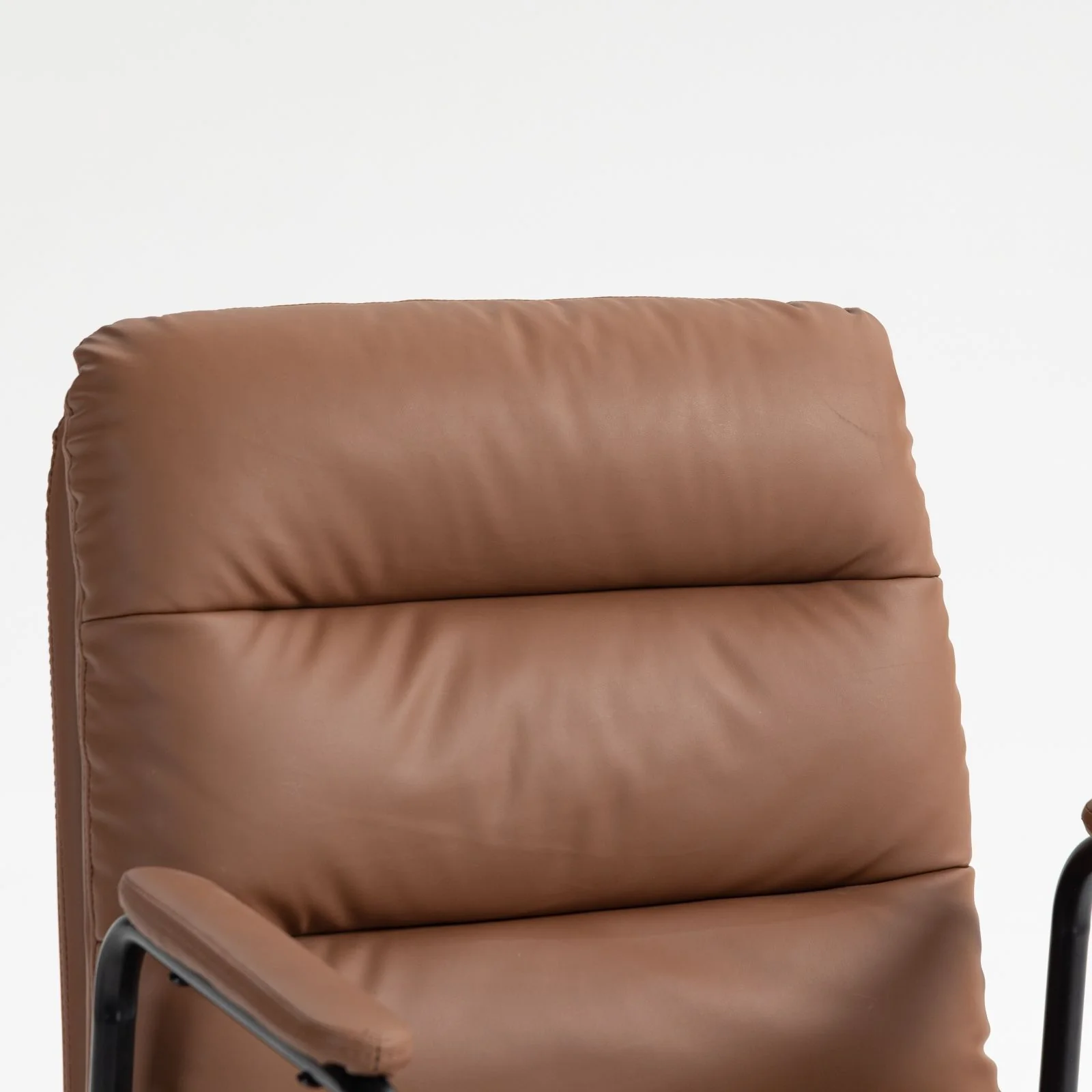 Office Chair, Mid Back Home Office Desk Task Chair With Wheels And Arms Ergonomic Computer Rolling Swivel Chair With Padded Armrest - Image 6