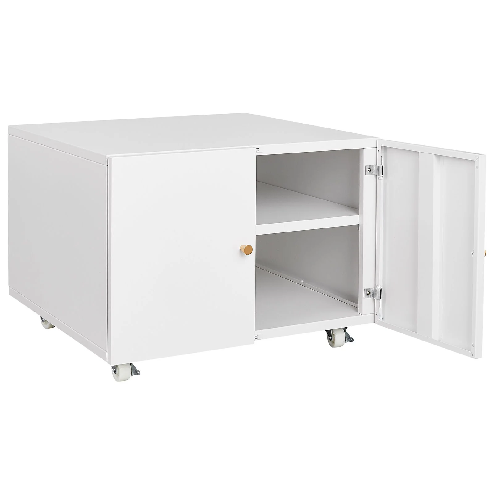 Office Furniture Copier Cabinet 2 Door Steel Copier Stand Mobile Pedestal File Printer Stand - Image 23