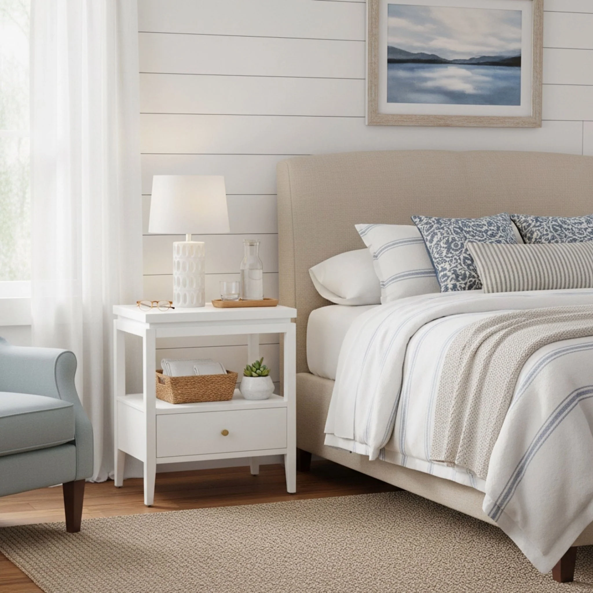 Olana -1 Drawer Nightstand With Floating Top Design - Image 15