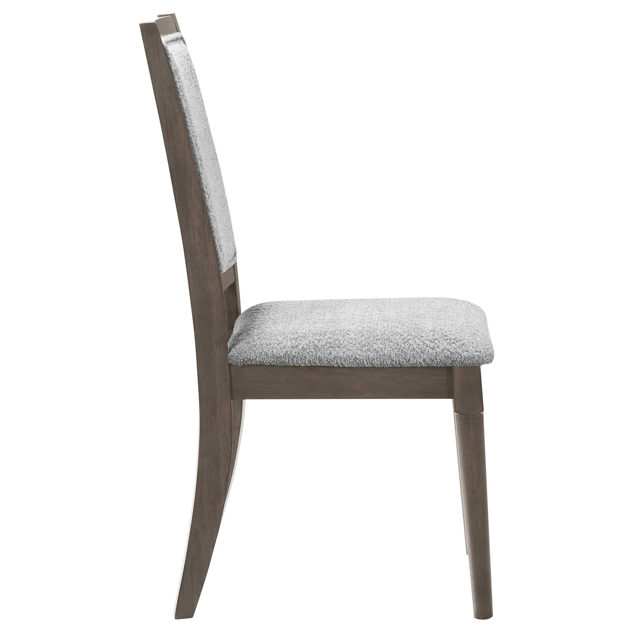 Onslow Upholstered Dining Side Chair Dark Brown Set of 2 - Image 7