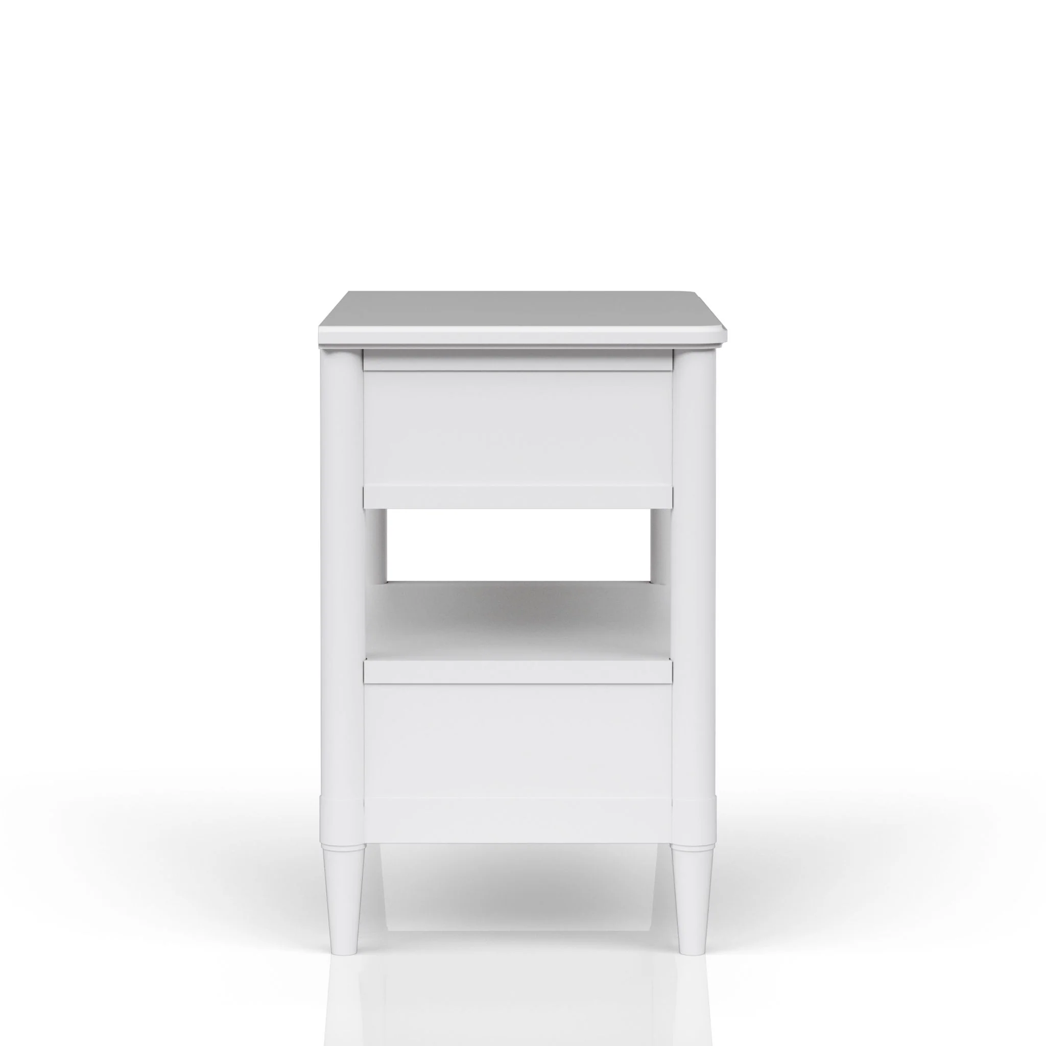 Open Nightstand With 2 Drawers - Image 8