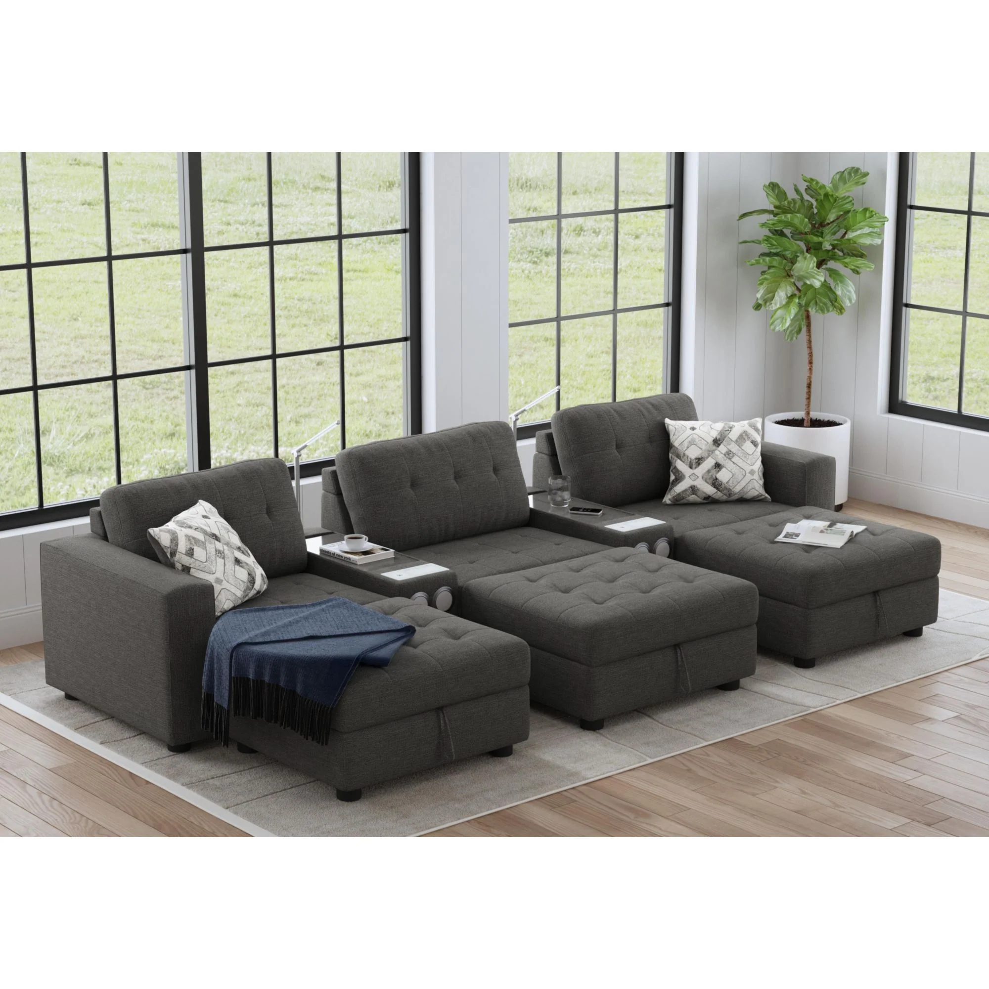 Options One - Living Room Set Sectional - Image 13