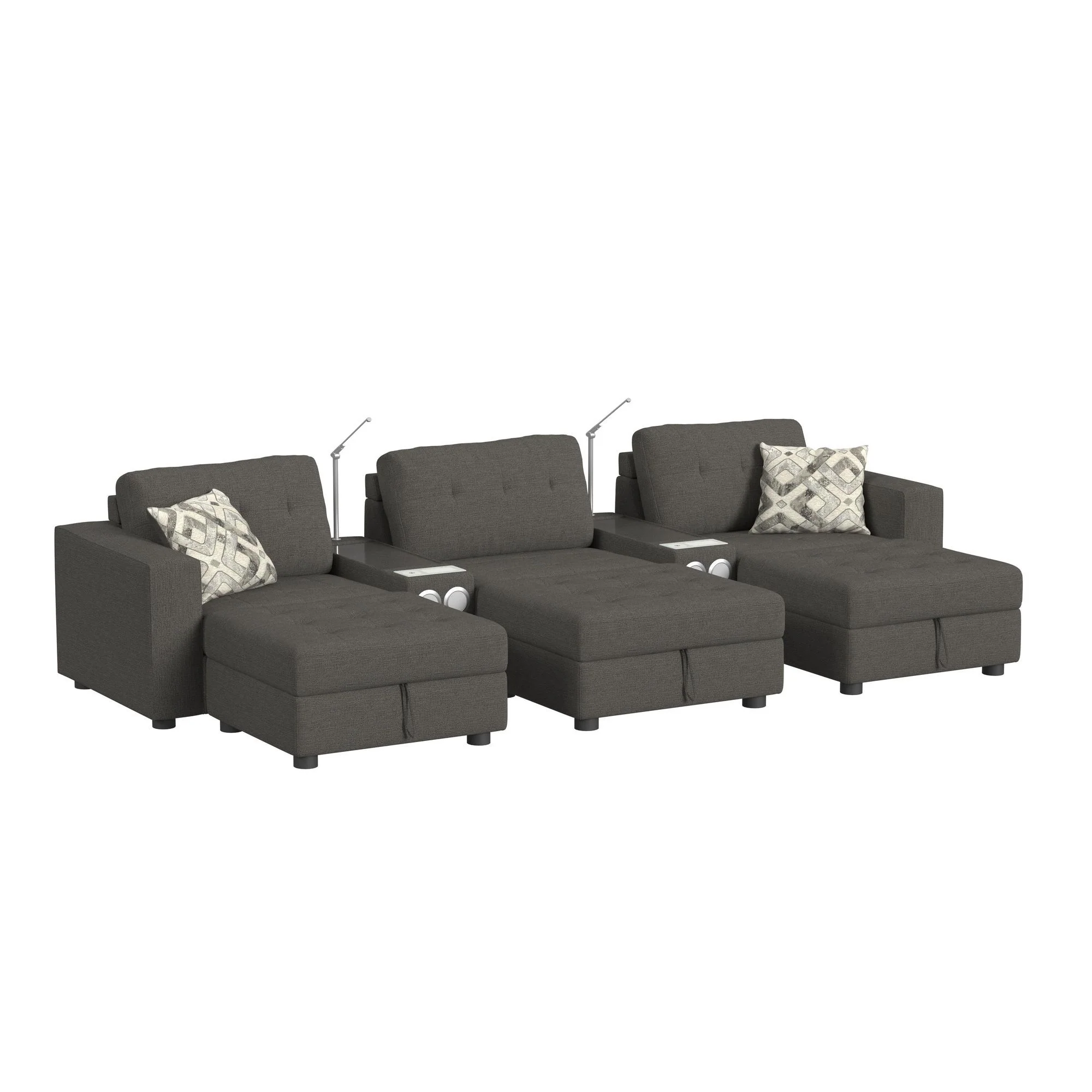 Options One - Living Room Set Sectional - Image 3