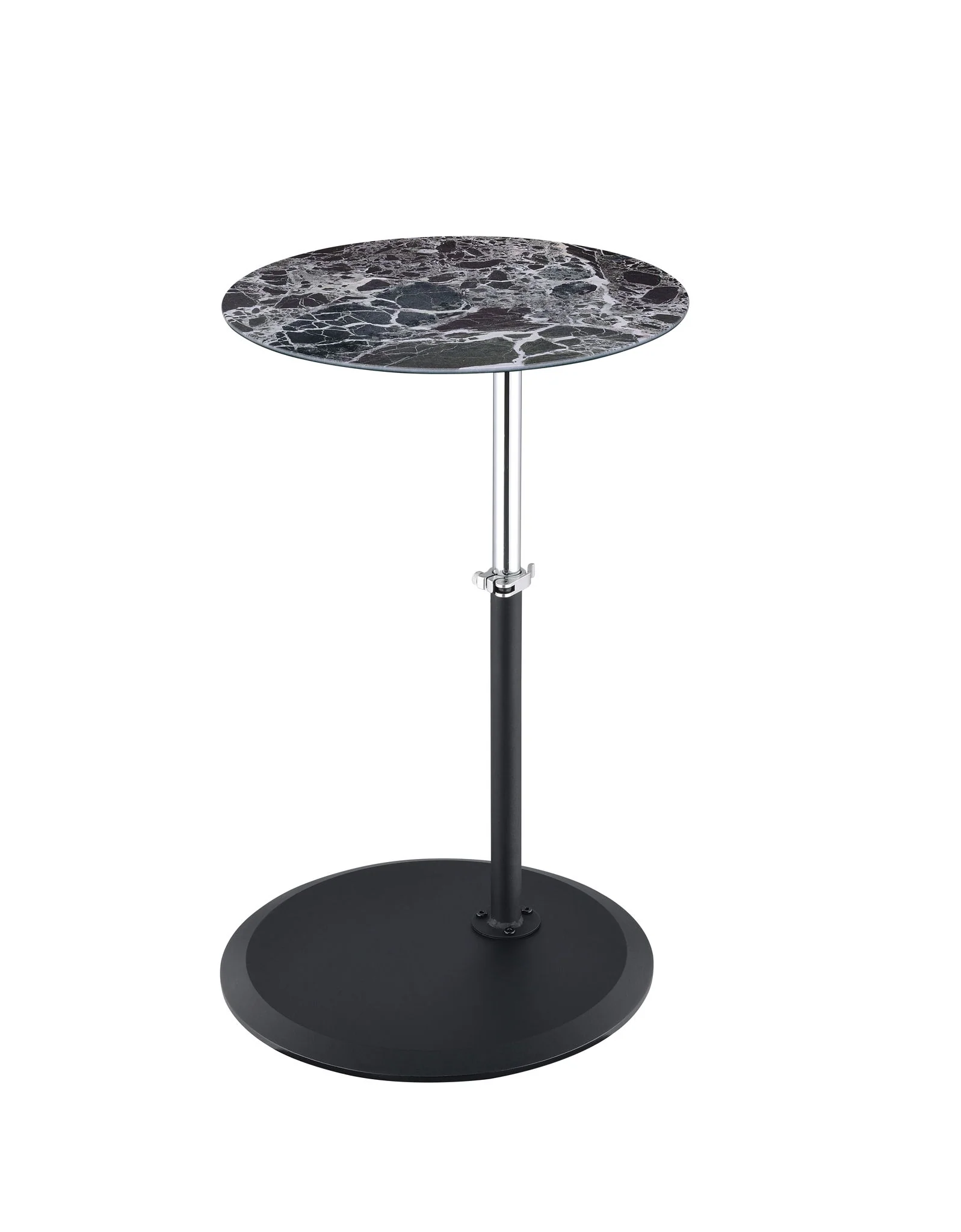 Orbit - 15.5" End Table With Height Adjustable Marble Textured Top - Image 5