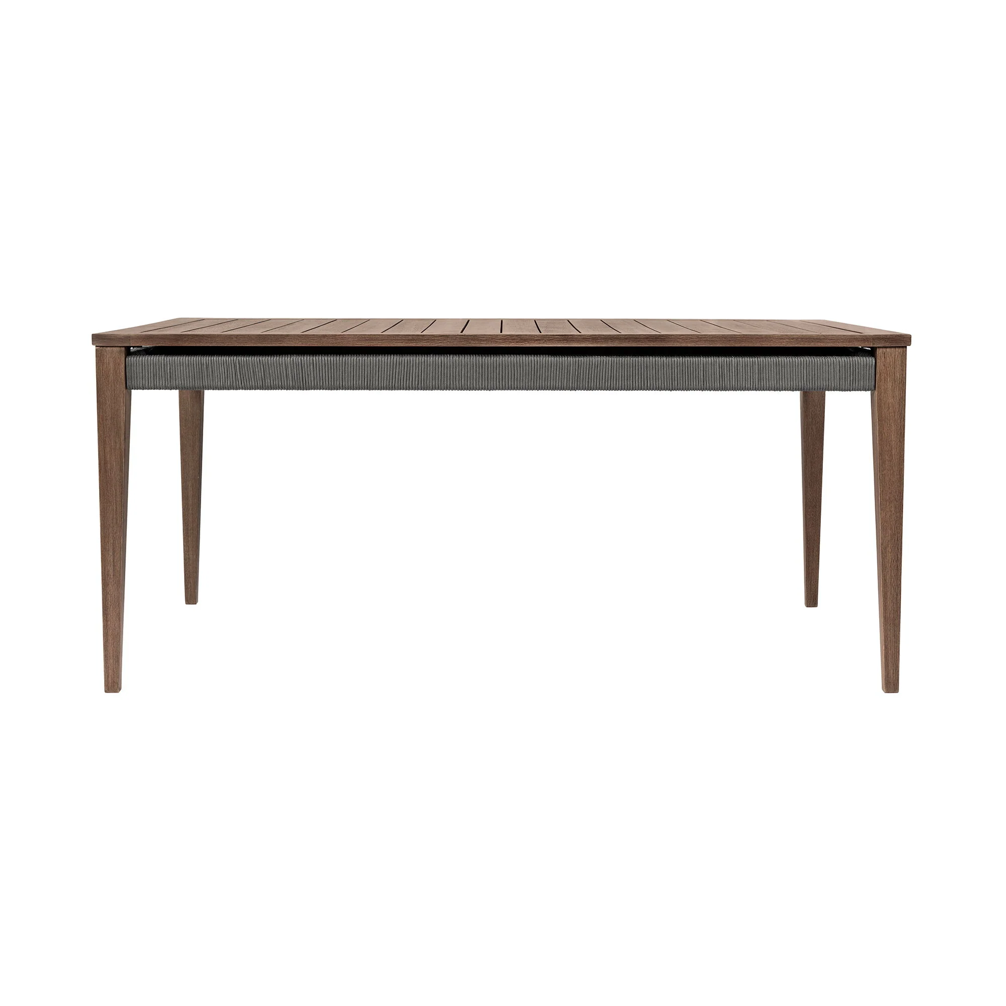 Orbit - Outdoor Patio Dining Table - Weathered Eucalyptus - Image 4