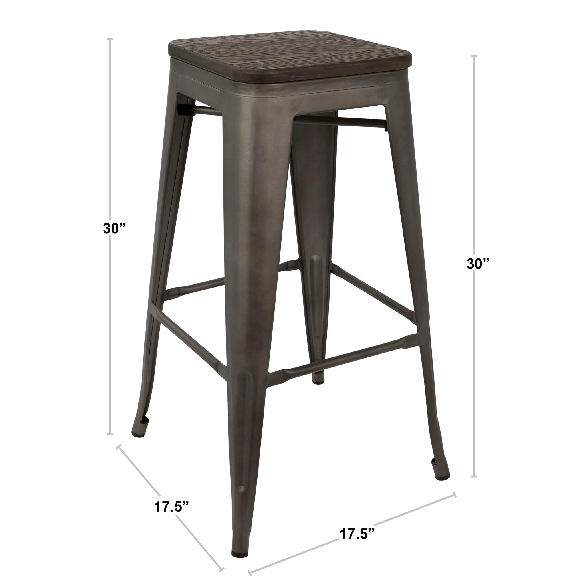 Oregon - Contemporary Barstool (Set of 2) - Image 12