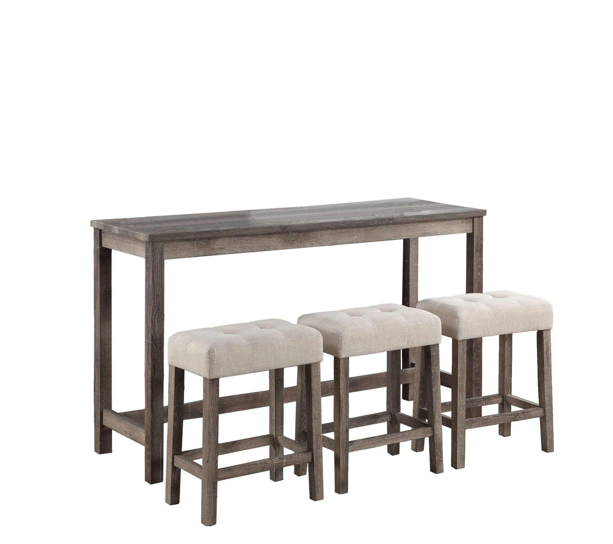 Oriana - 4 Piece Counter Height Pub Table Set With Tufted Stools - Image 5