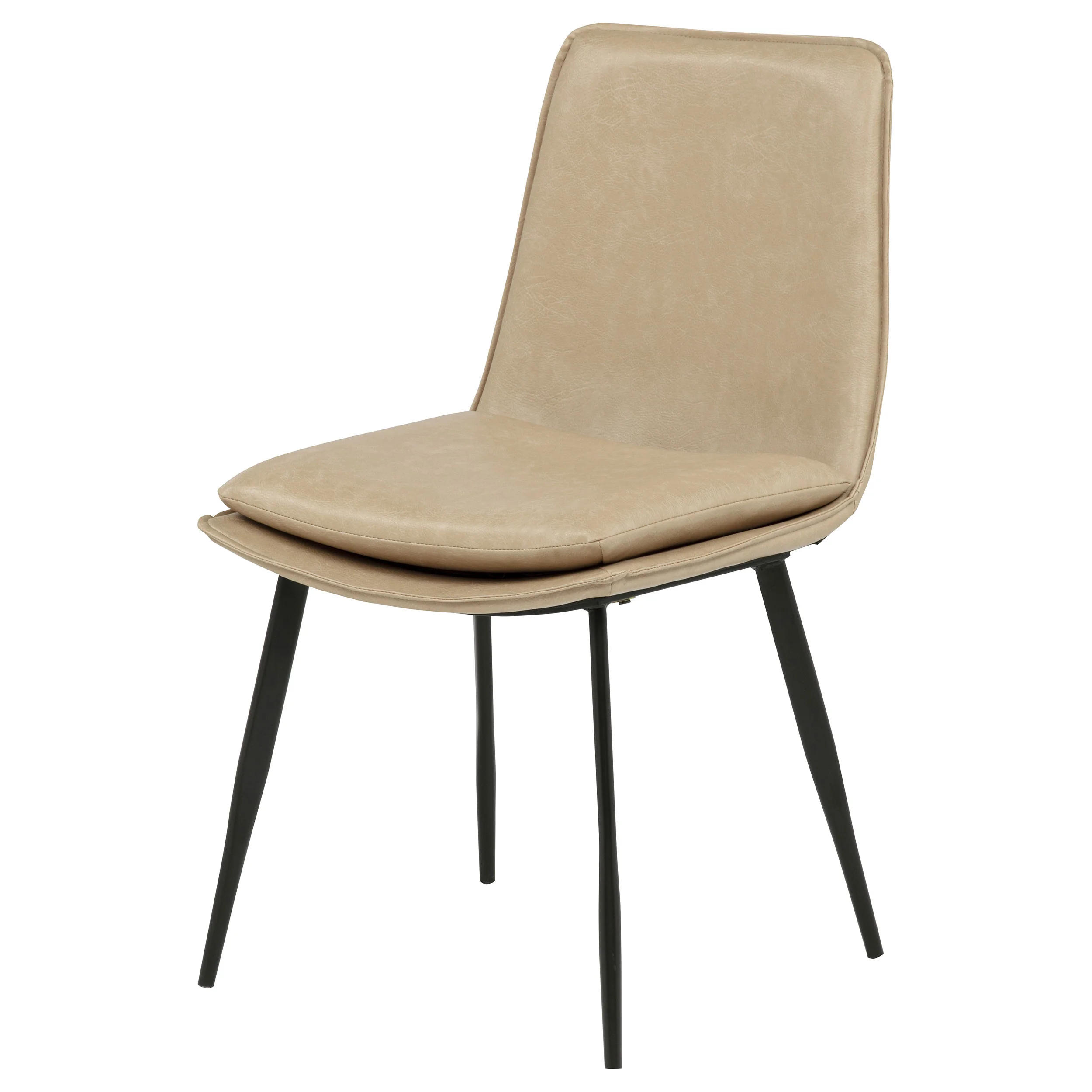 Ortega Upholstered Dining Side Chair Tan, Set of 2 - Image 3