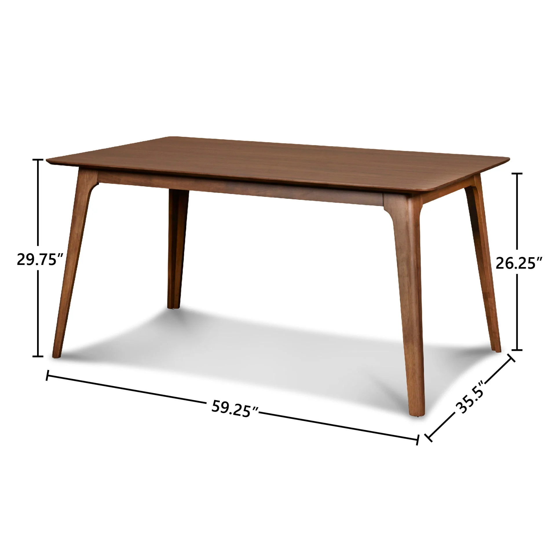 Oscar - Rectangle Table - Walnut - Image 5