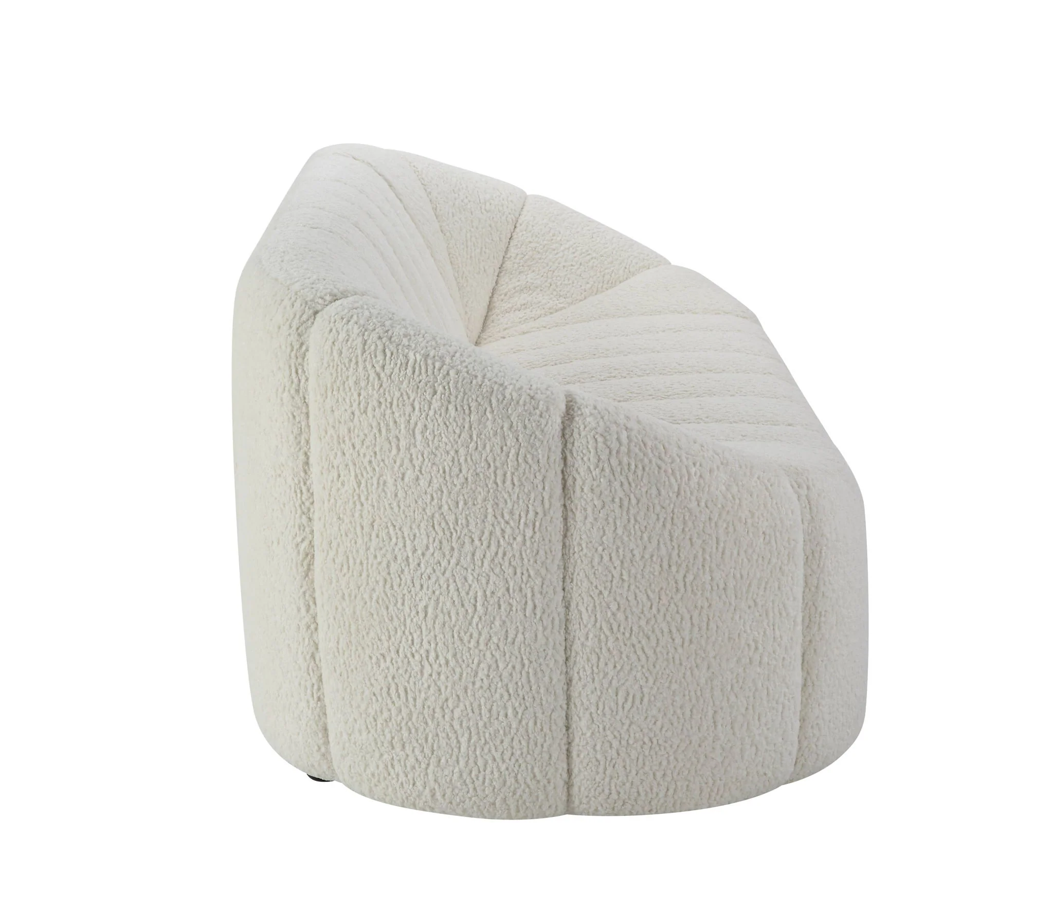 Osmash - Teddy Sherpa Sofa - White - Image 4