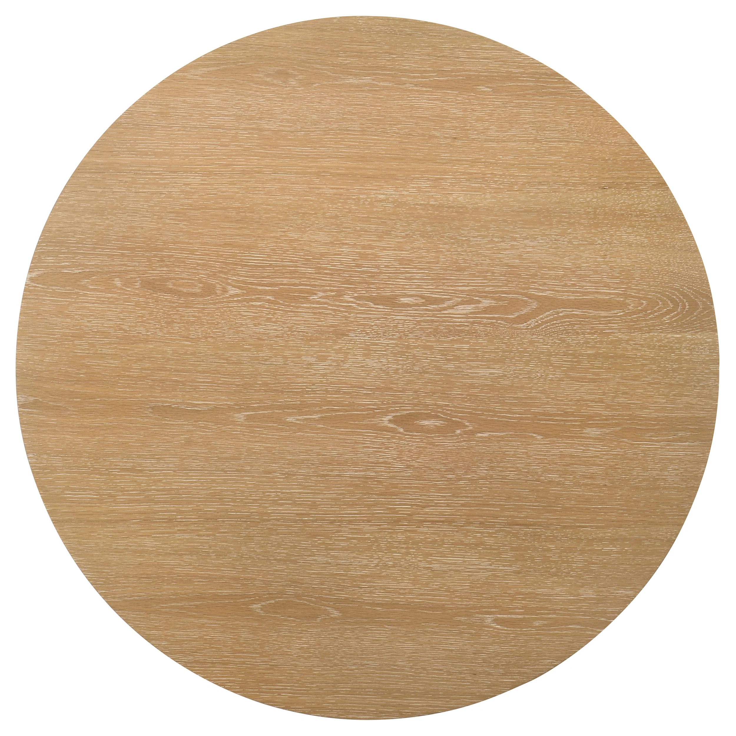 Ottowa 2-Piece Round Wood Coffee Table Set Light Oak - Image 9