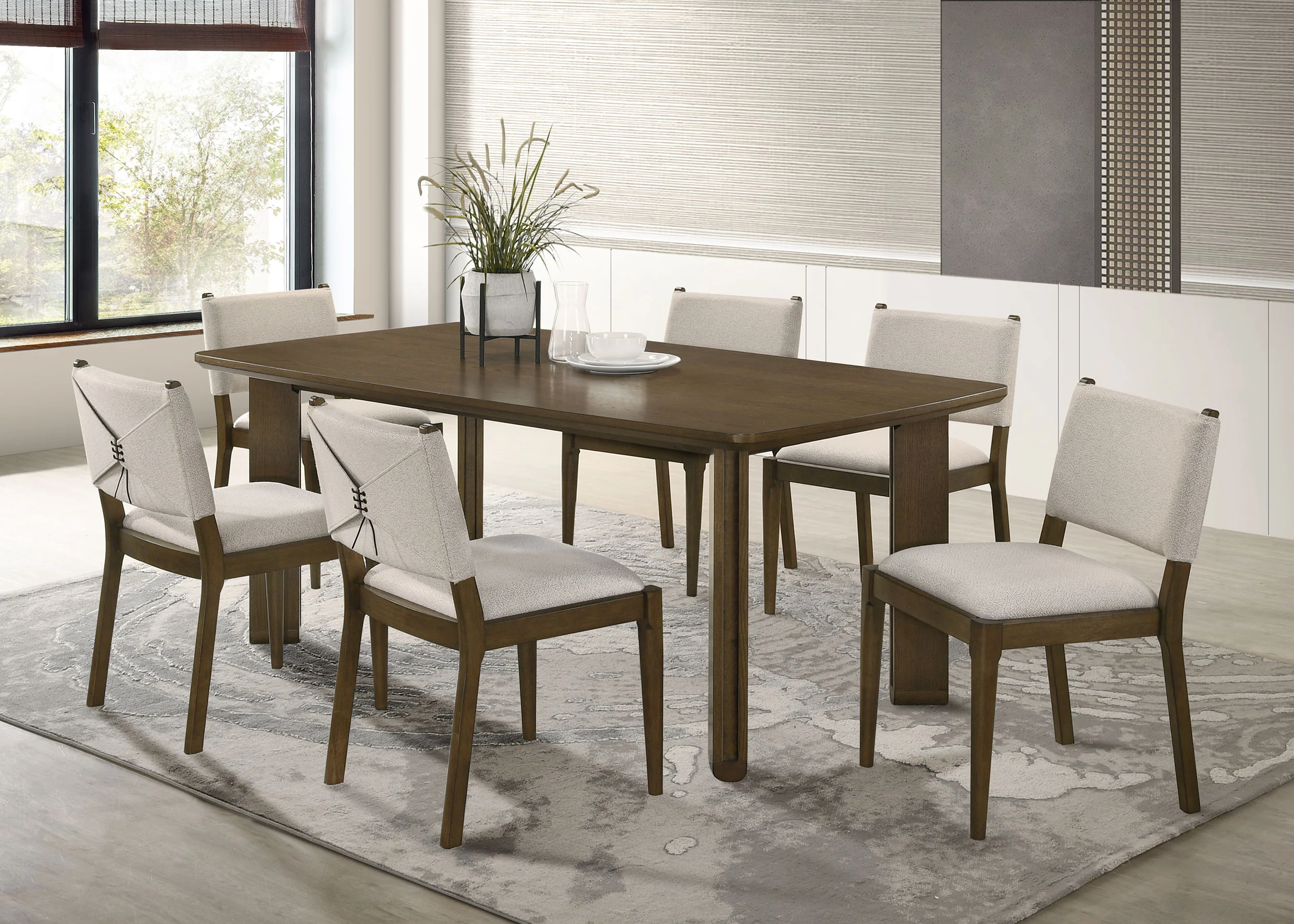 Ottowa 71-Inch Rectangular Dining Table Brown - Image 10