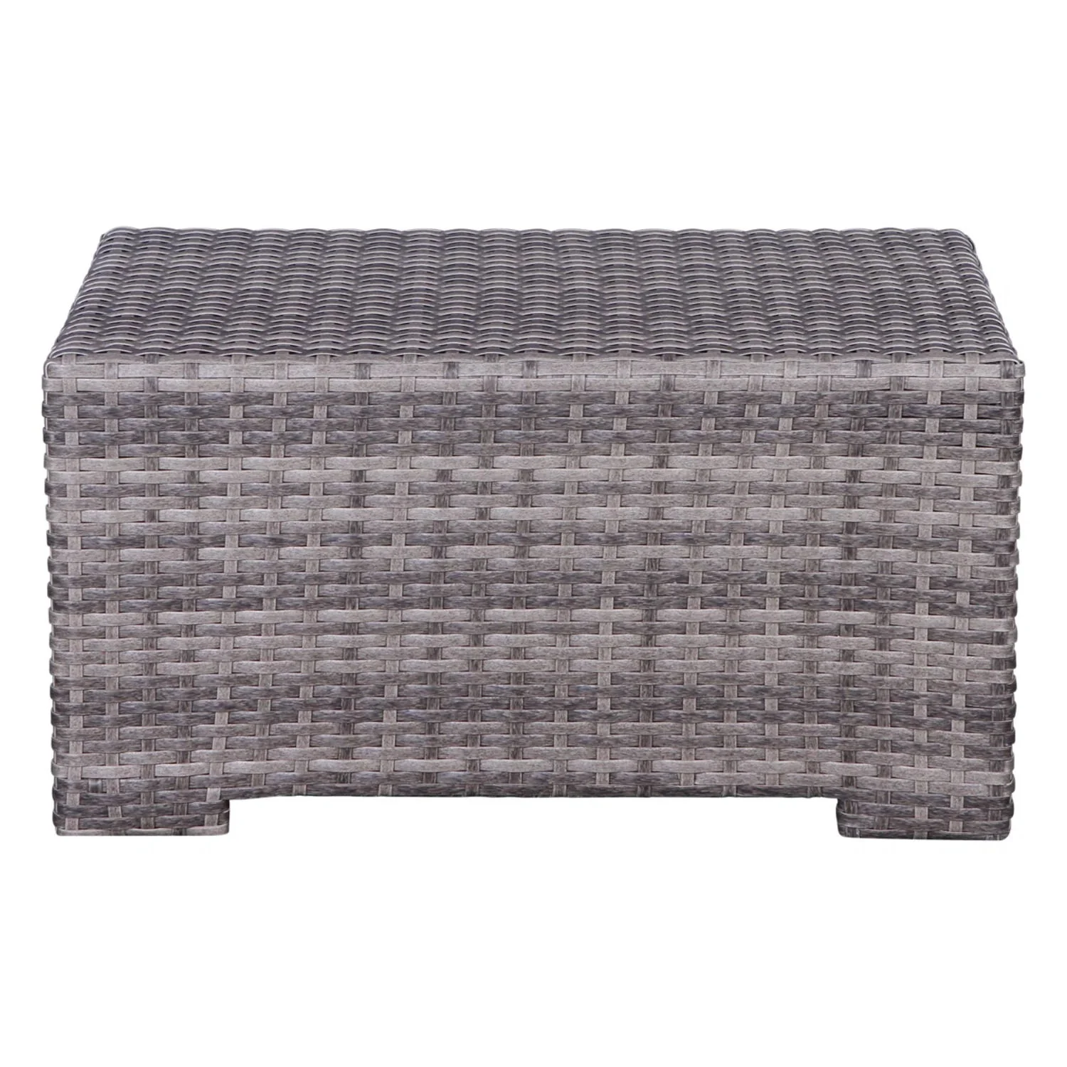 Outdoor 6 Person Wicker Seating Group With Cushions - Gray Mix - Image 9